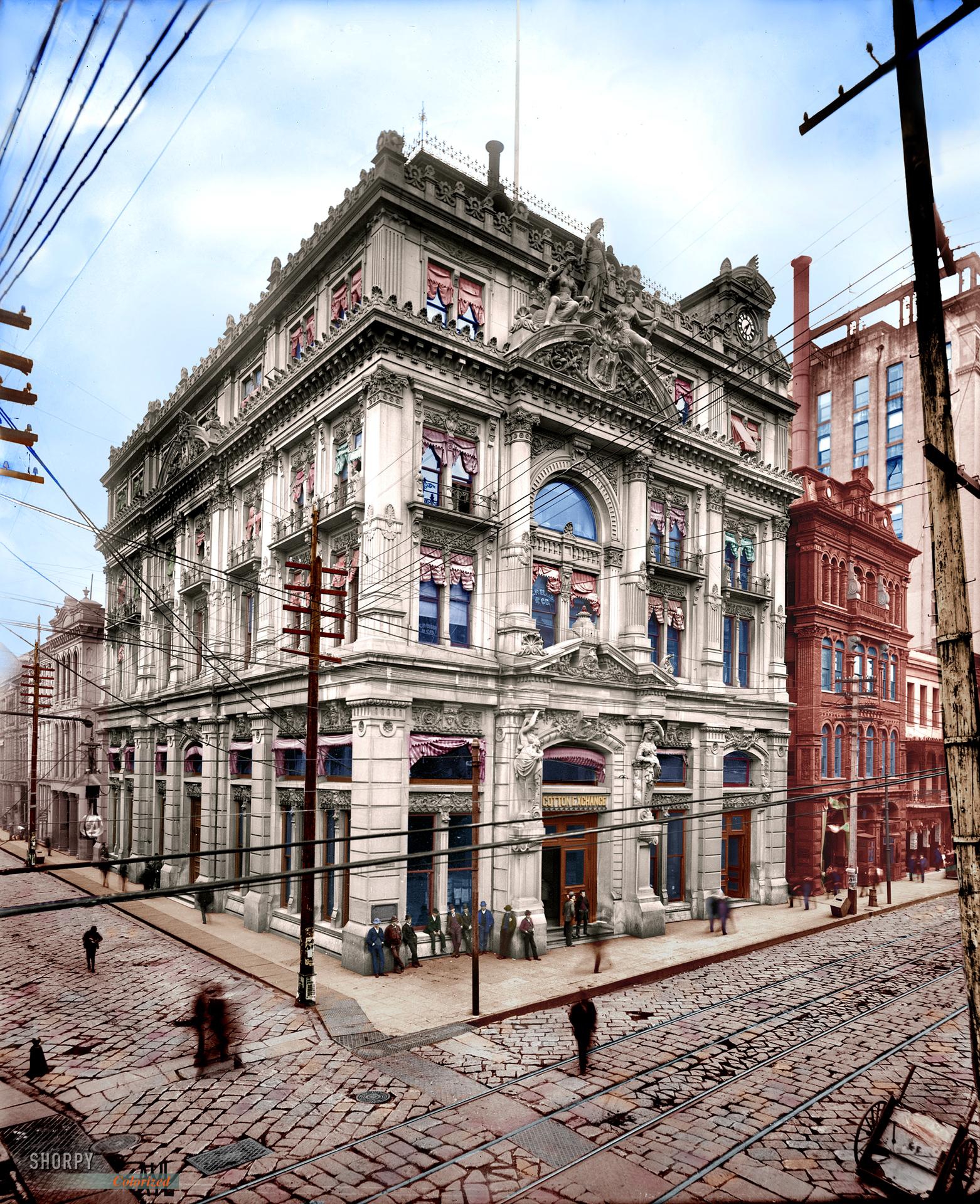 New Orleans Cotton Exchange, USA 1890. r/dragonutopia