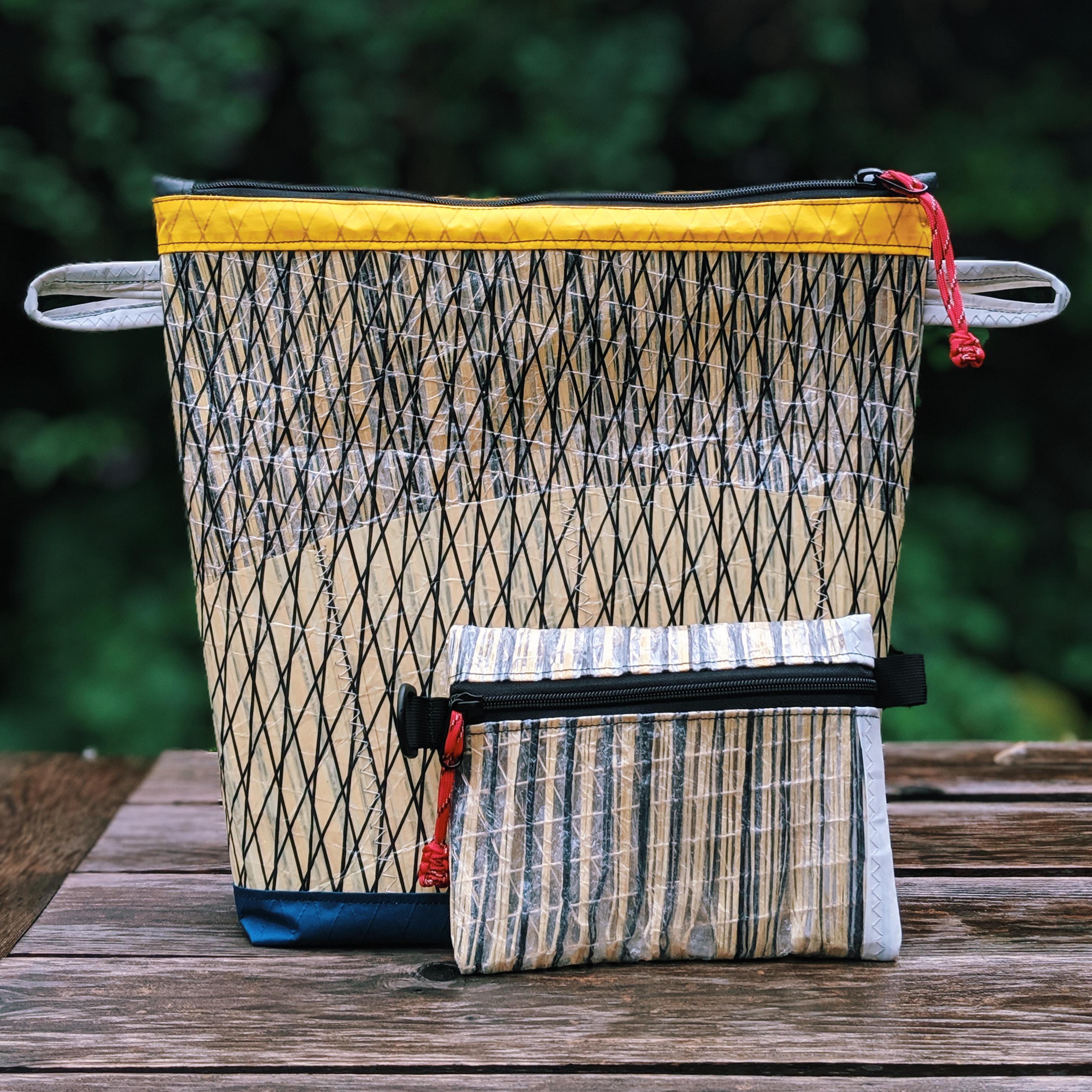 Recycled sail cloth bags r/myog