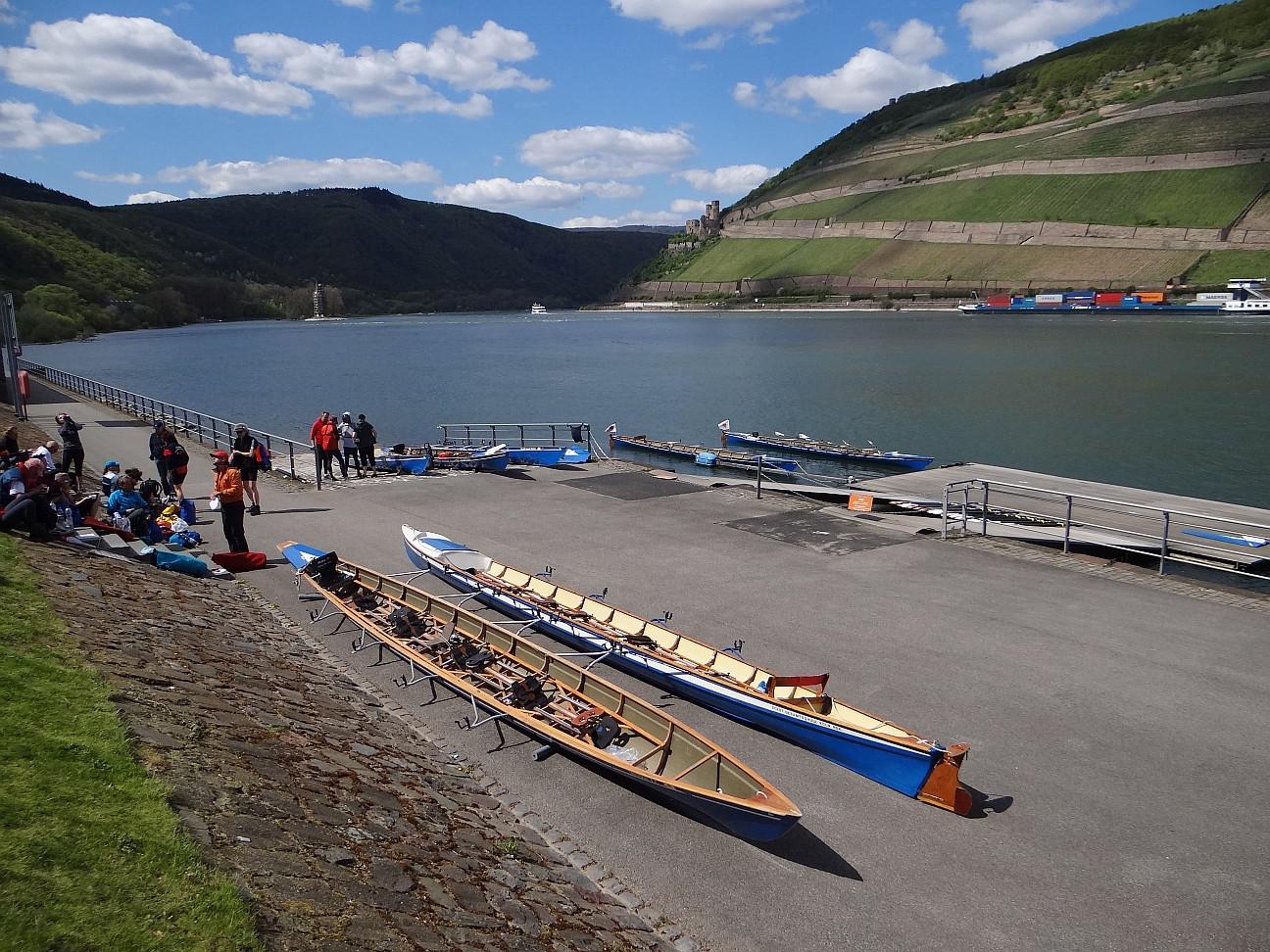 Favorite Rowing Picture 19 Bingen on River Rhine is the entry to the famous Middle Rhine