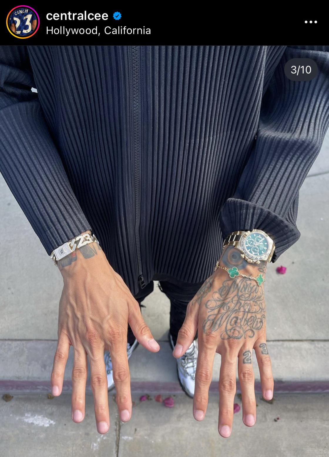 First time I’ve ever seen a guy style a Rolex with a Van Cleef. What