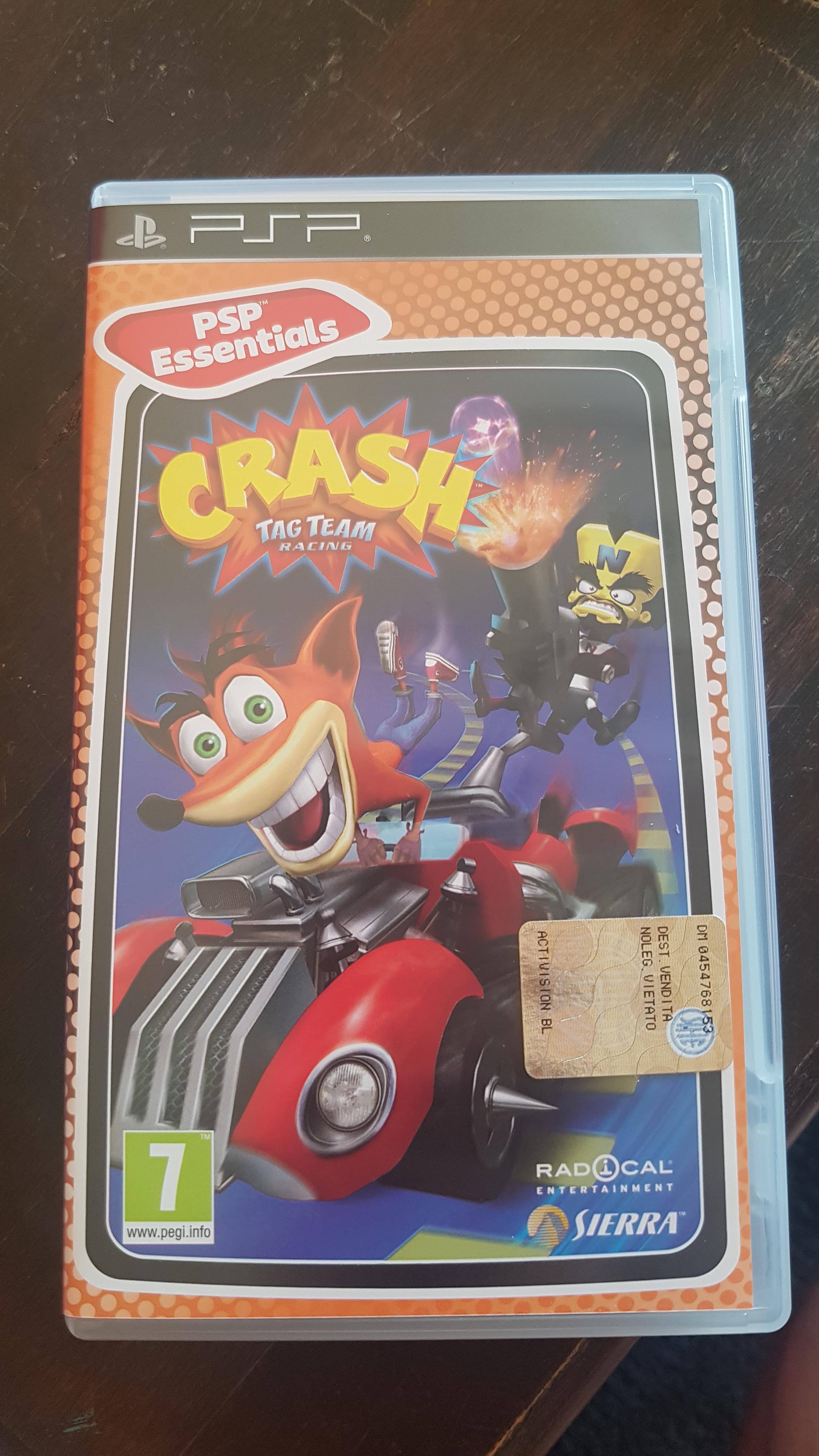 Today's pick up. A brand new PSP port of Crash Tag Team Racing. My tiny PSP Crash collection is