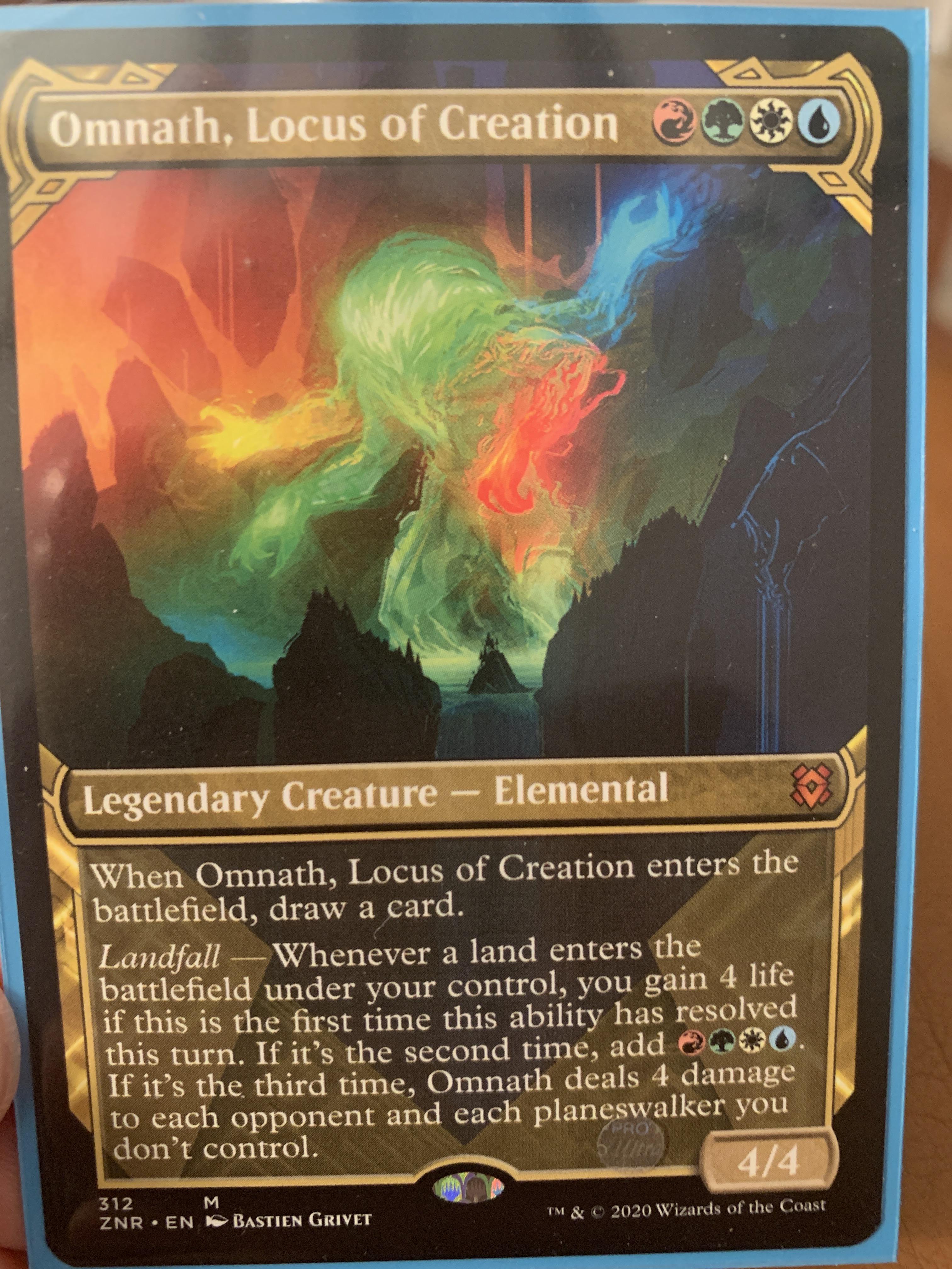 Help understanding how Omnath, Locus of Creation works. If in one turn