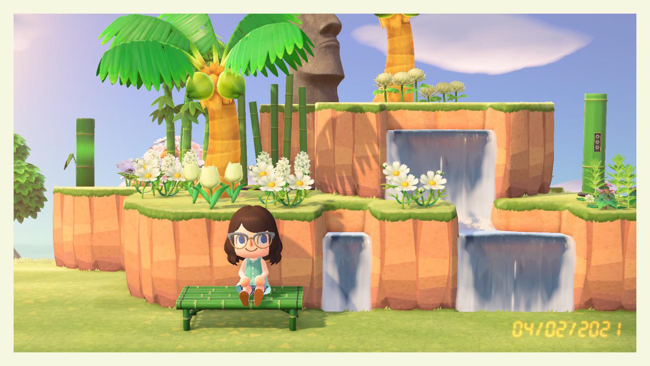 Tropical entrance to set the vibes... one of the first areas I designed