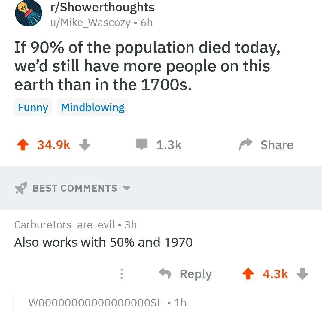Found on r/showerthoughts r/UnexpectedThanos