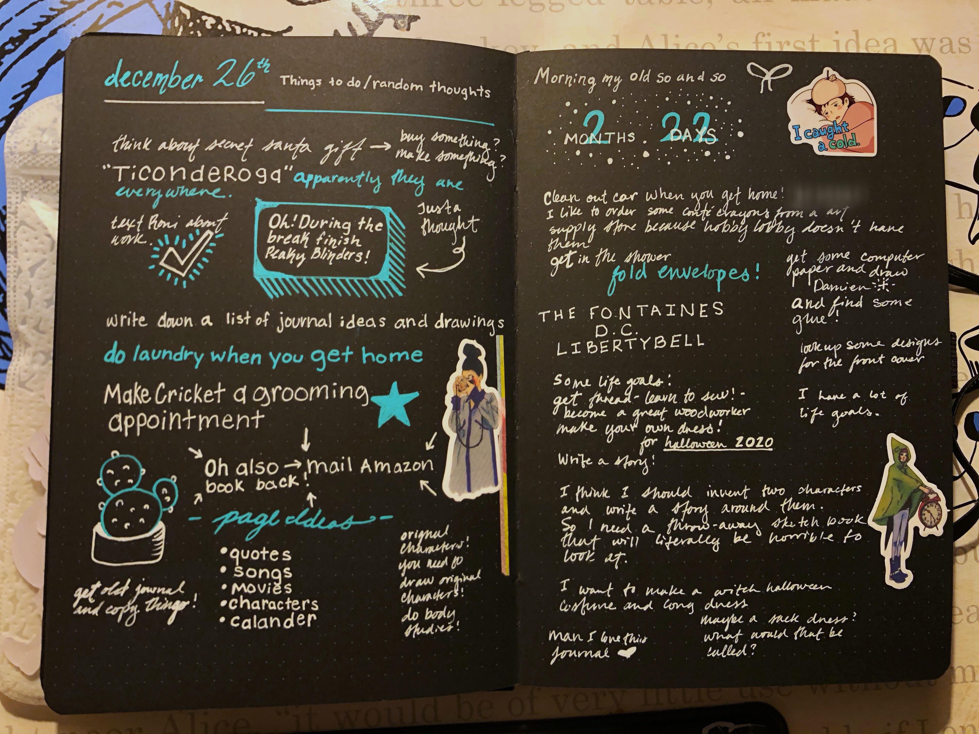 Blackout For Passholders Christmas Got a blackout journal for Christmas. Totally in love😍 bulletjournal