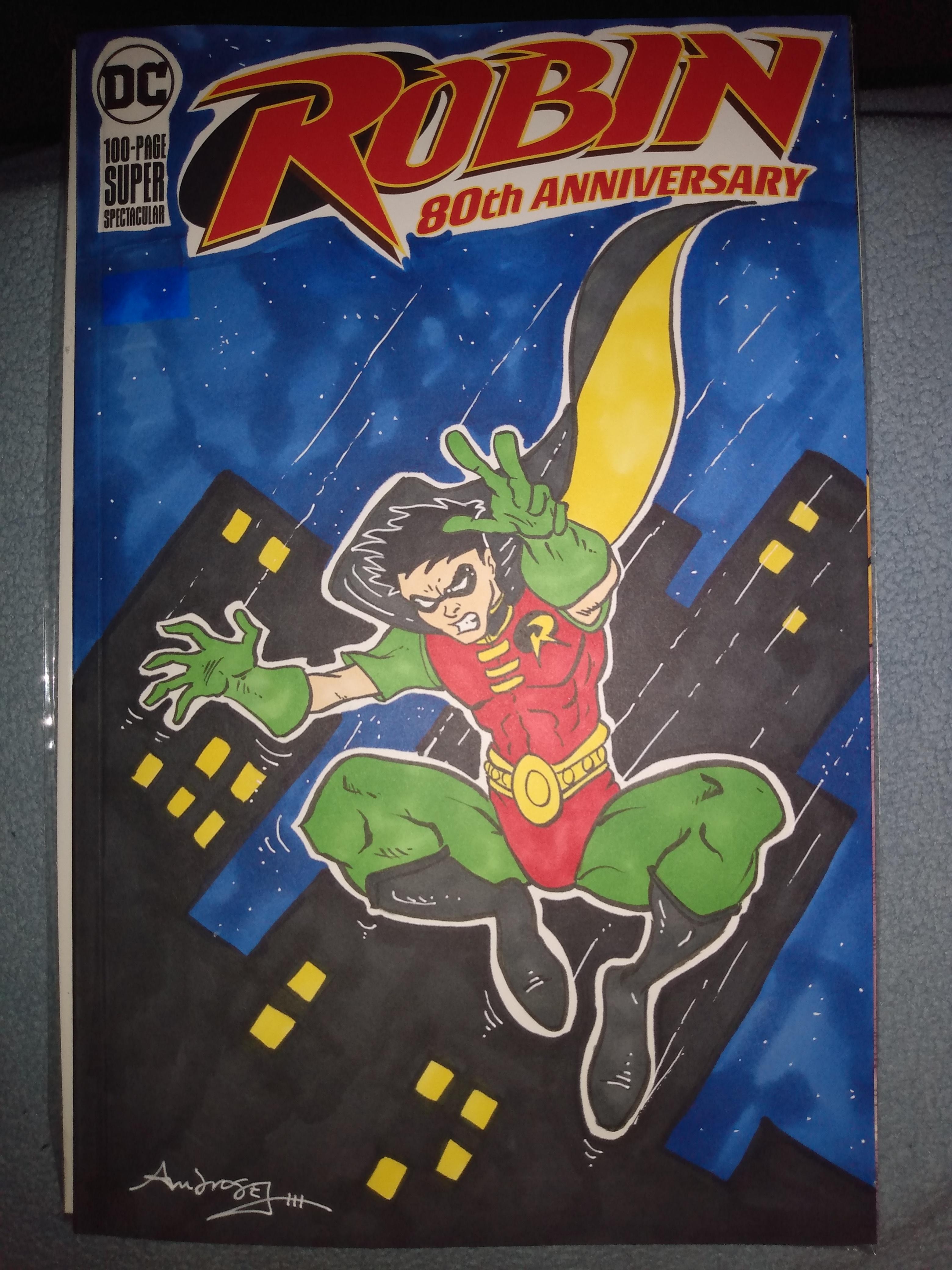 Original Sketch cover I got from Ambrose Quintanilla at his shop! r