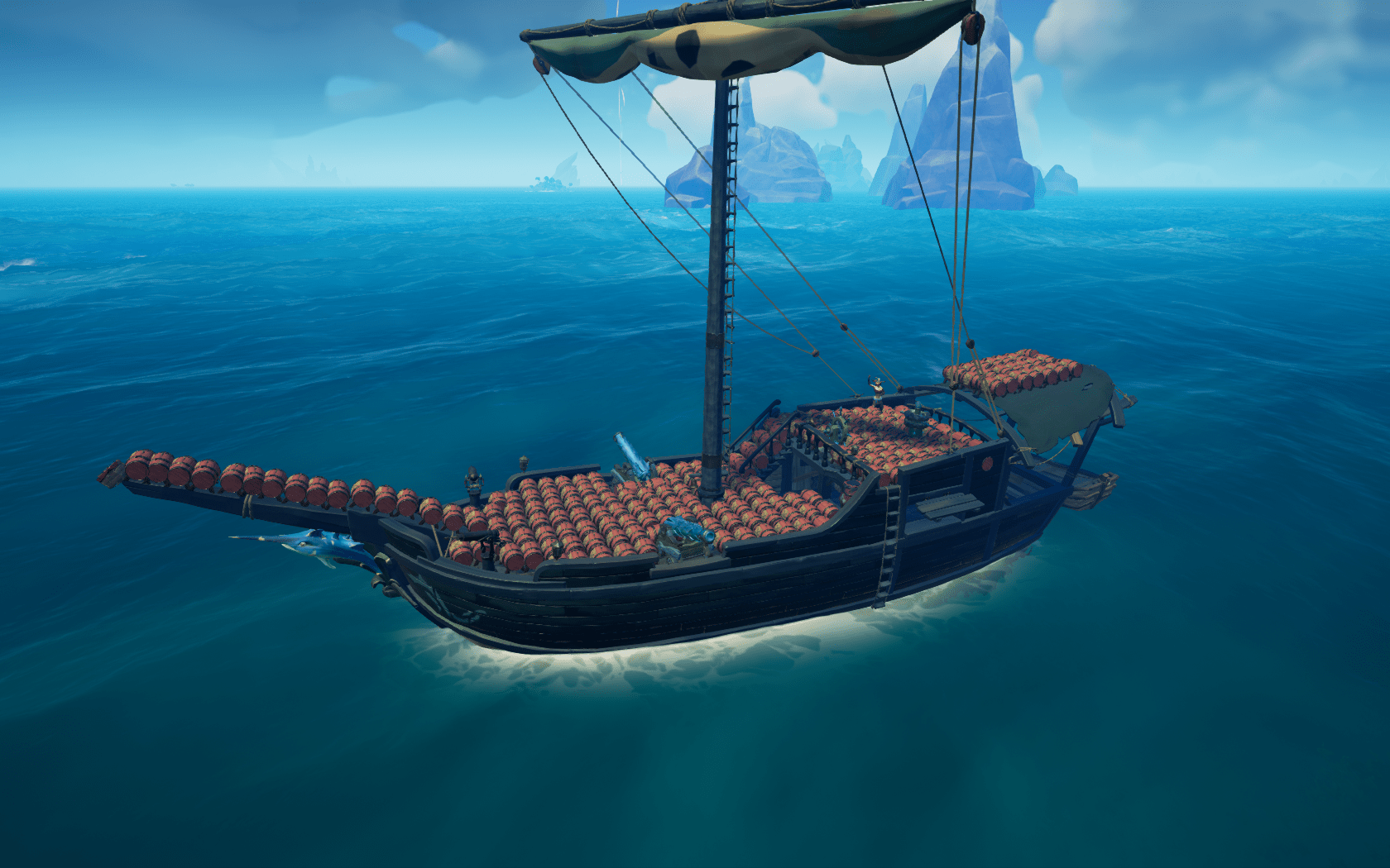 Here's what 204 kegs look like. Clip of the explosion below. r