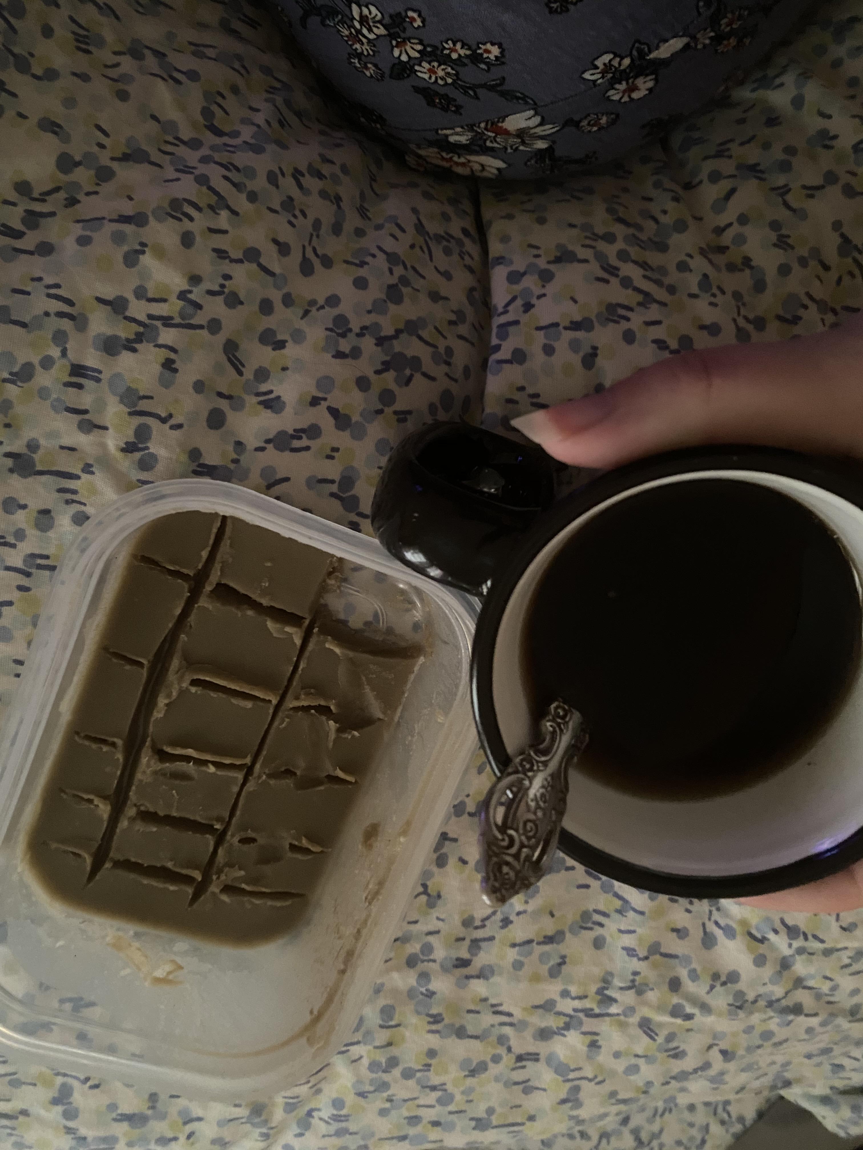 my cannaoil (abv & coconut oil) coffee this morning r/abv