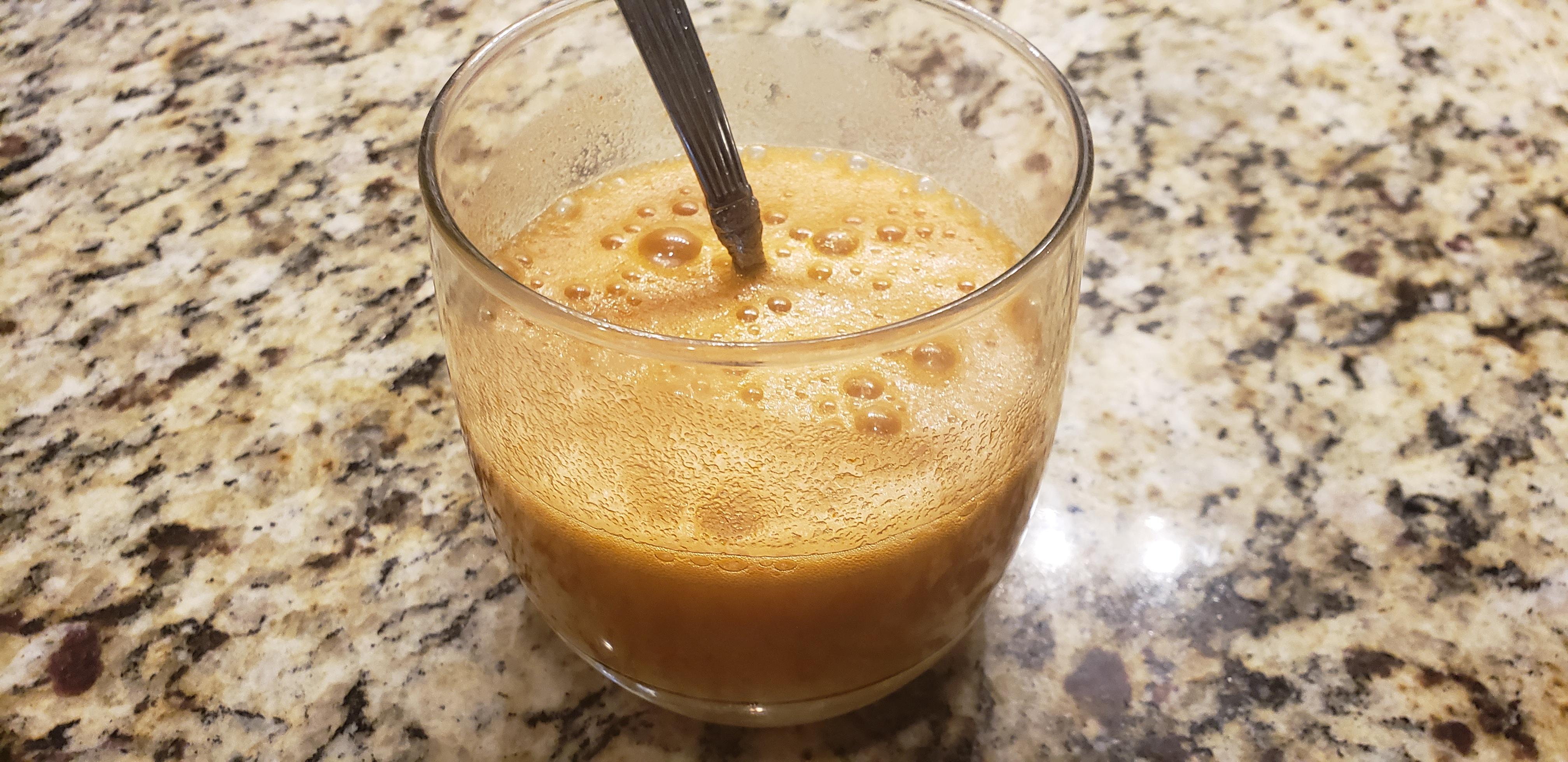 Mixed metamucil, vitamin C, and orange Gatorade. To make the ultimate orange supplement. r