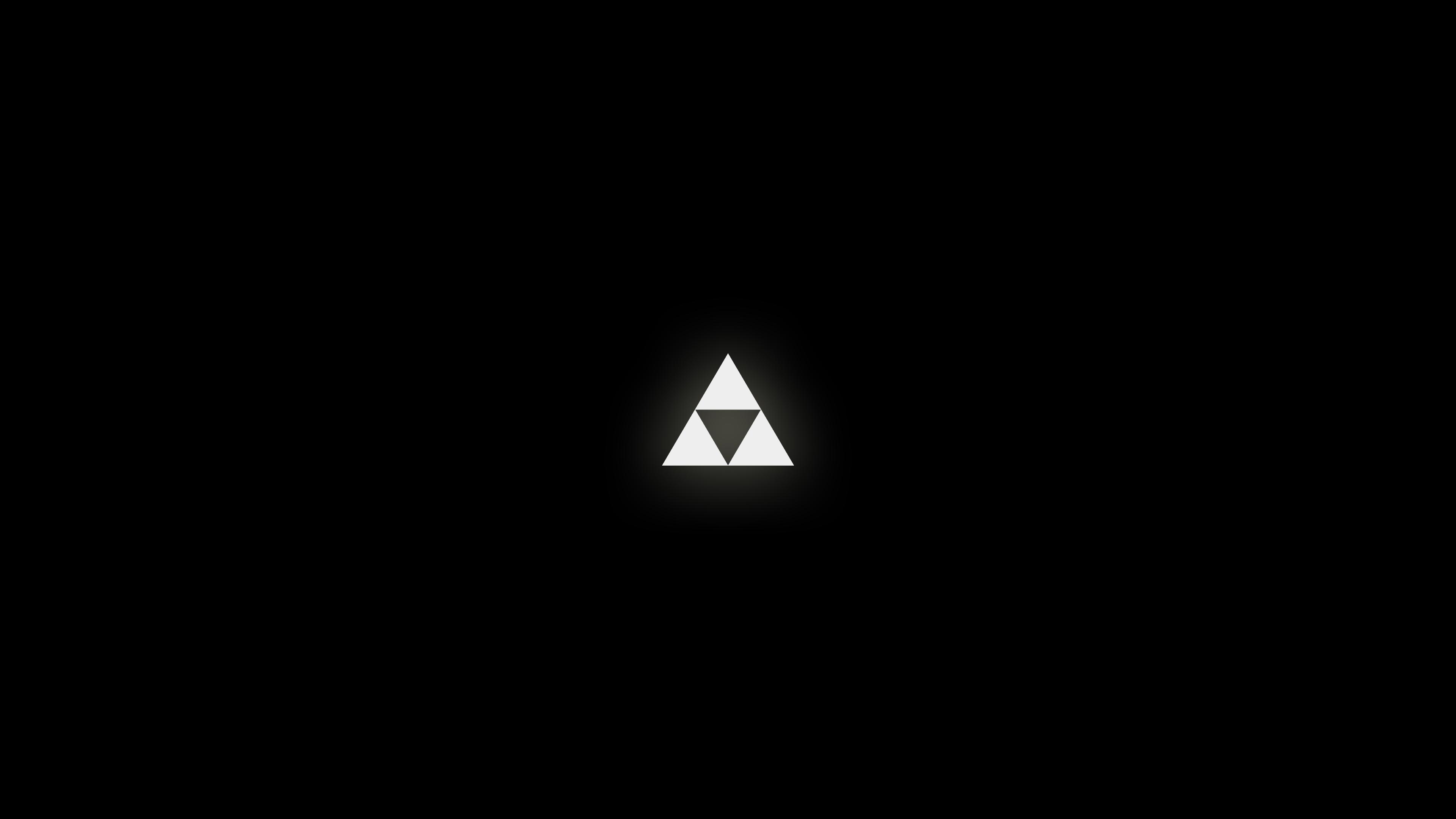 [ALL] I made this minimalistic Triforce 4k wallpaper hope you like it