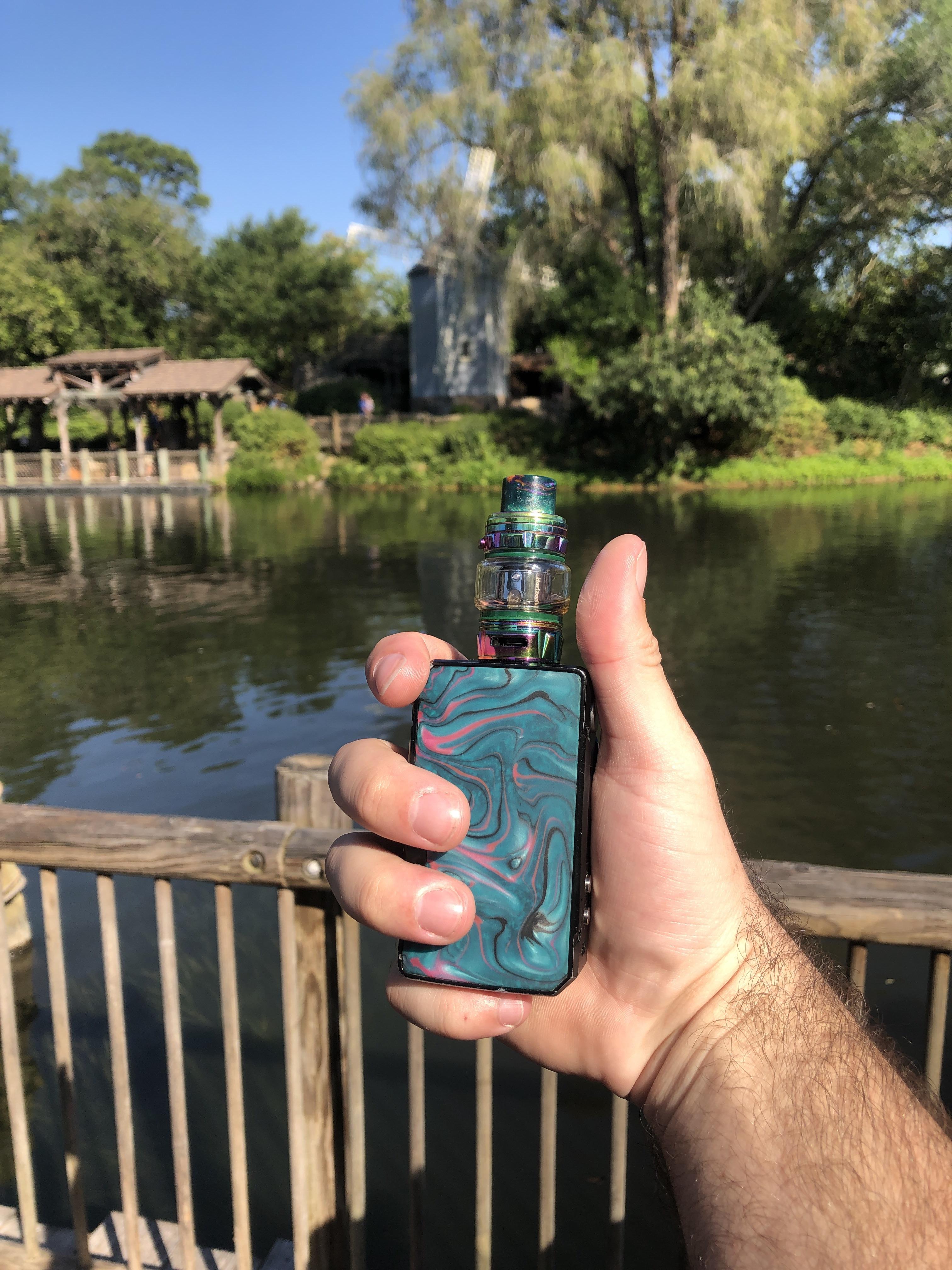 Finally found the vaping area at Disney. r/Vaping