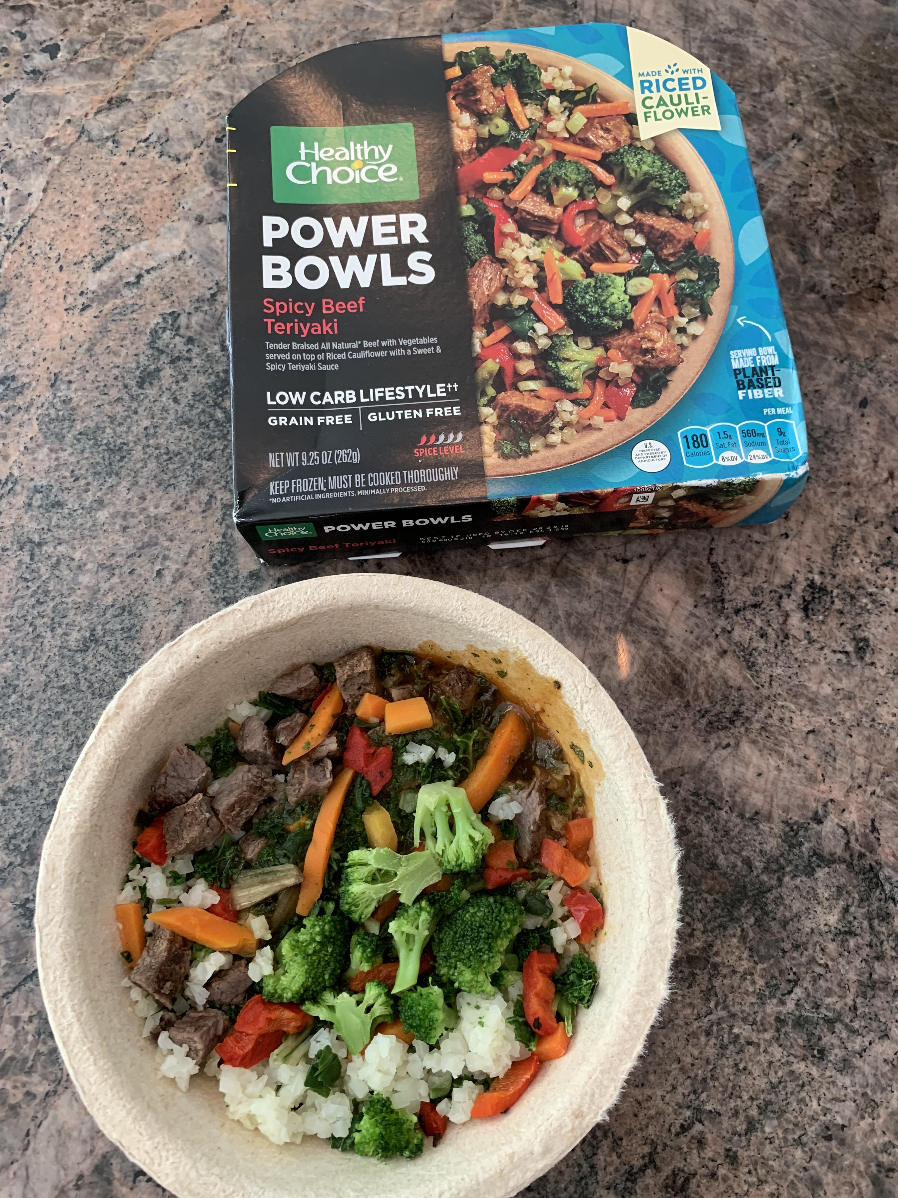 Healthy Choice Power Bowl for 180 Calories Total! This is the Spicy