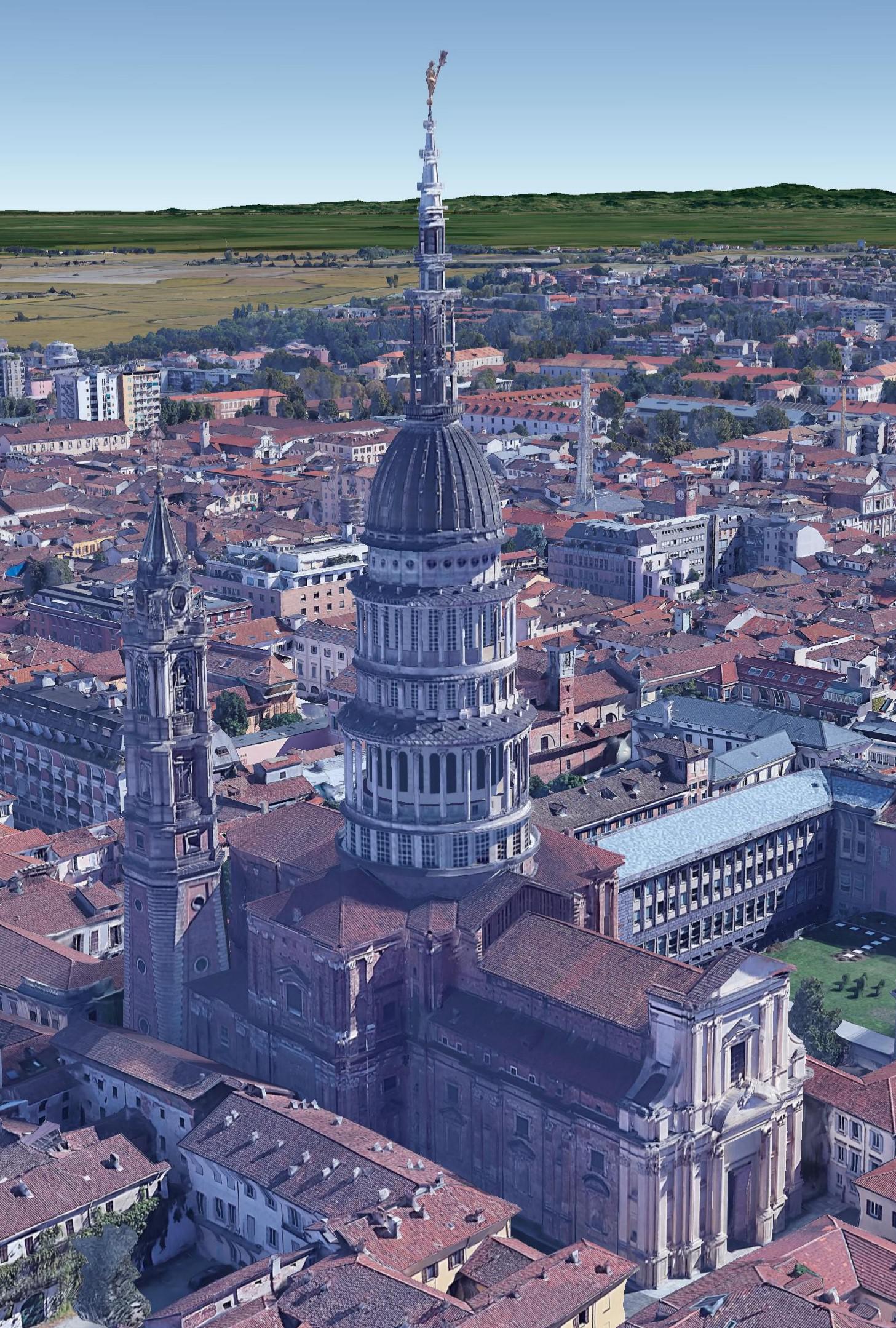 Basilica of San Gaudenzio in Novara, Italy. Built between 1577 and 1690