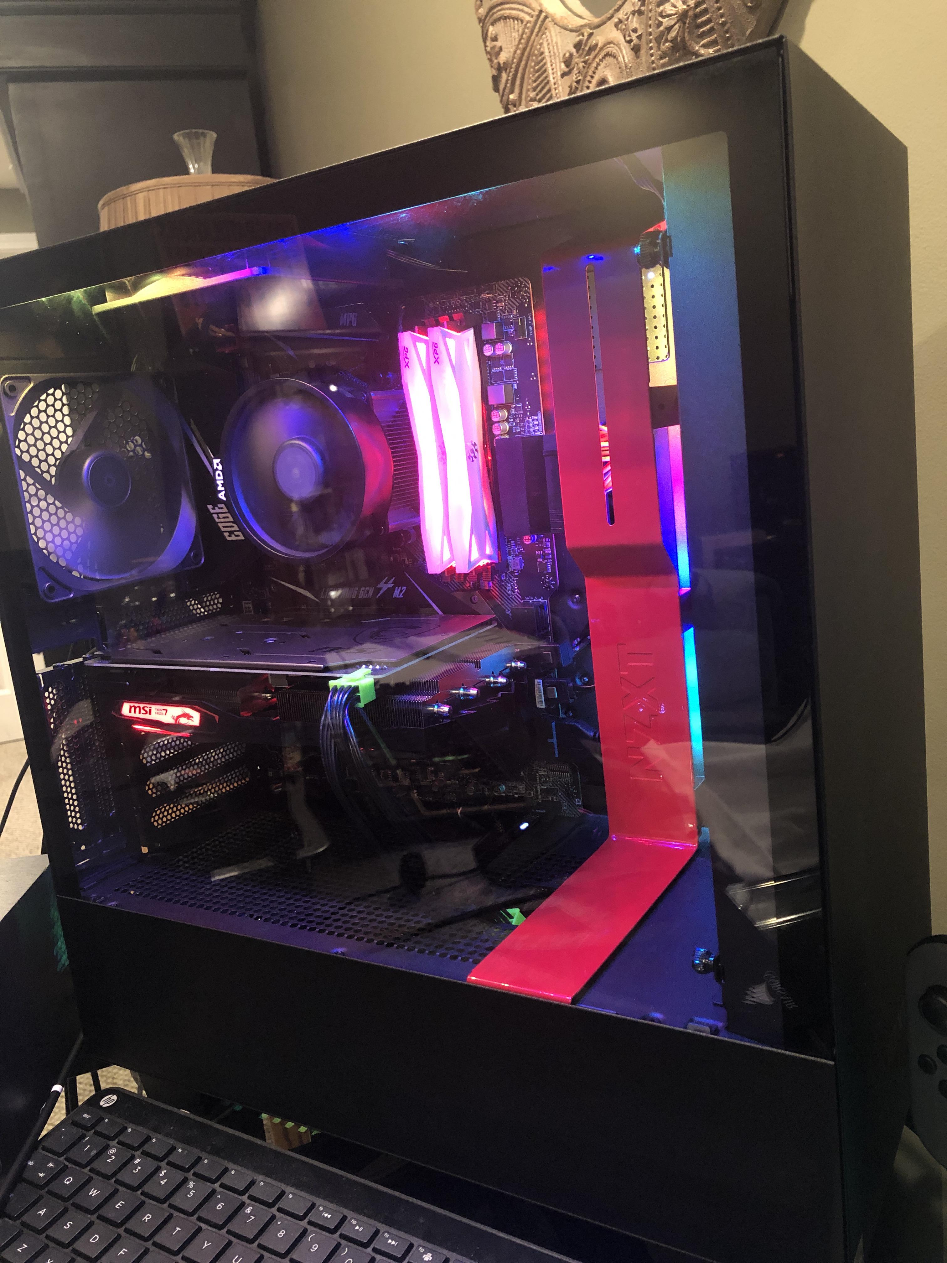 First pc build ever with the h510i, I think it will look better with a