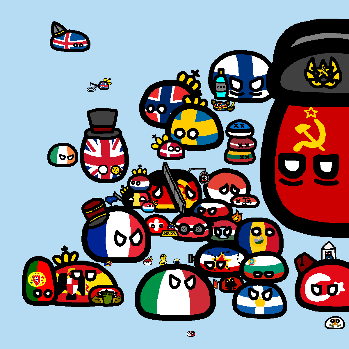 The Iron Curtain r/Polandballart