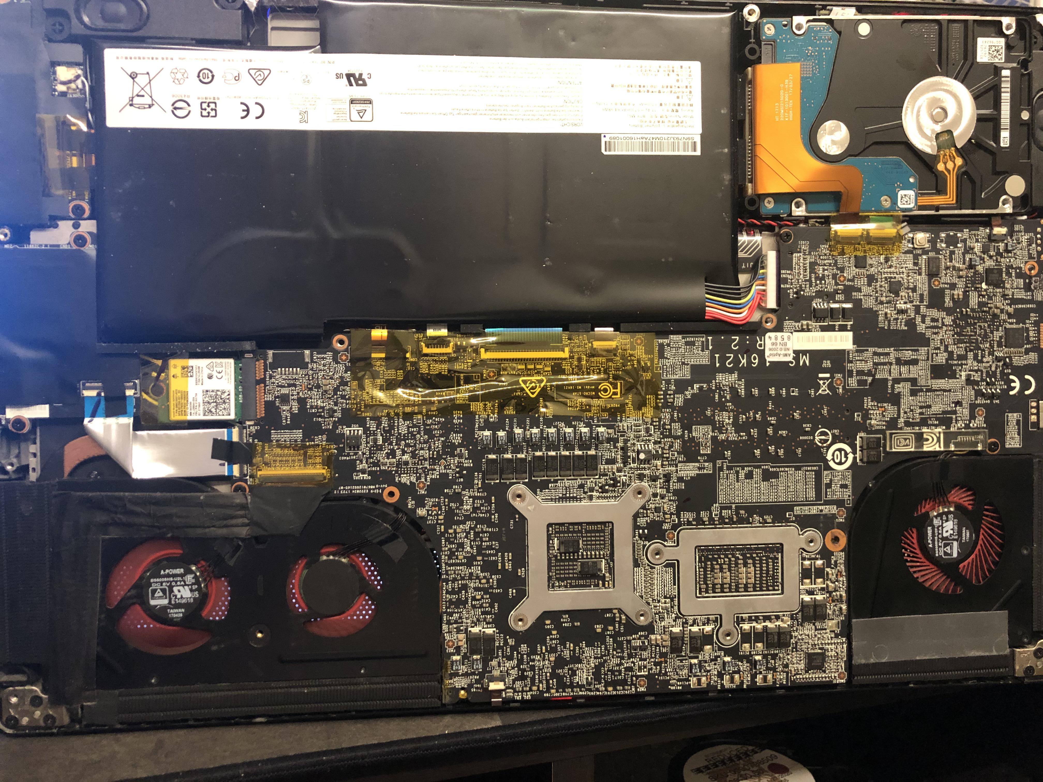 MSI Stealth CPU fan low RPMs (300, but should be around 6000) & loud