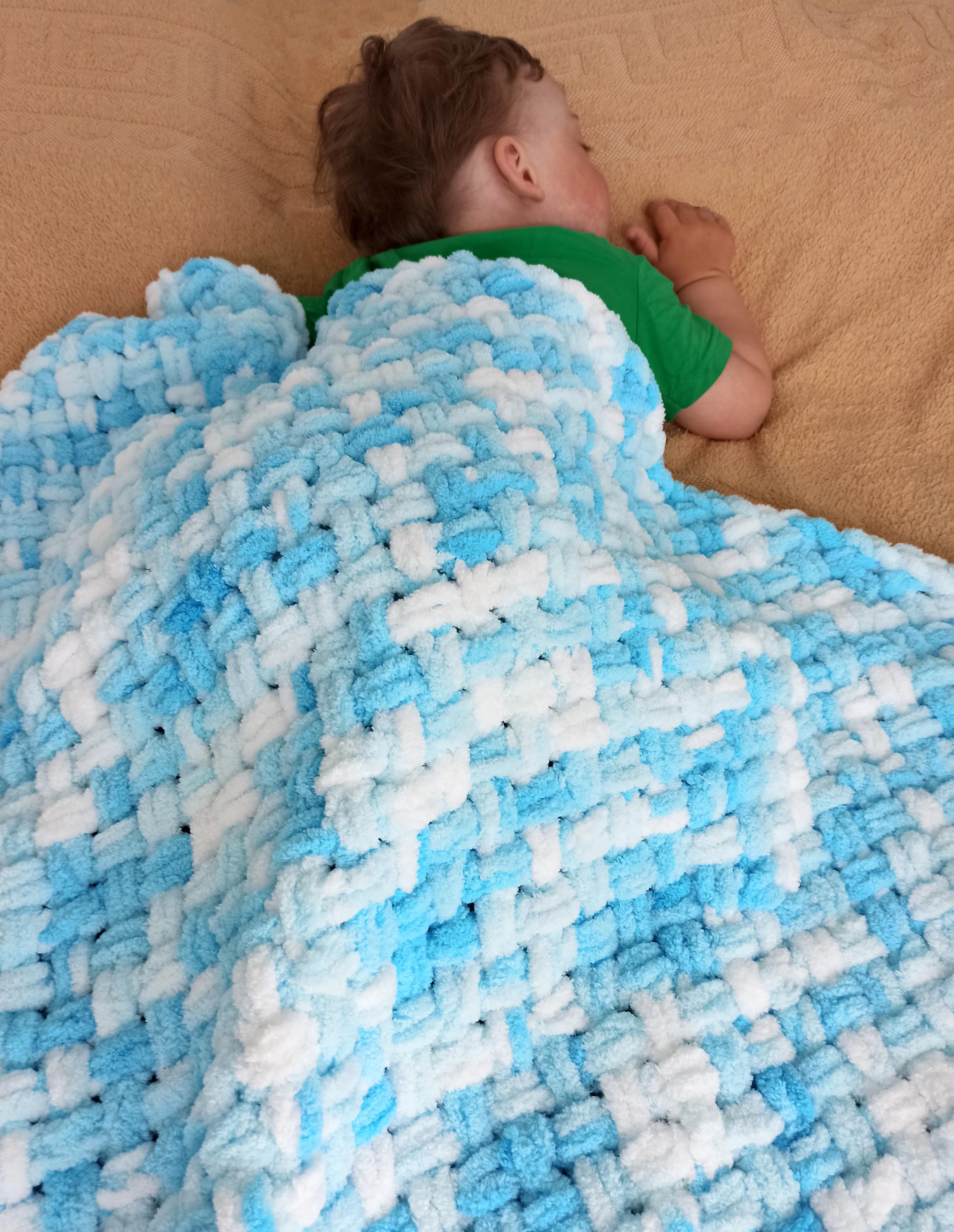 My first blanket for son r/crochet