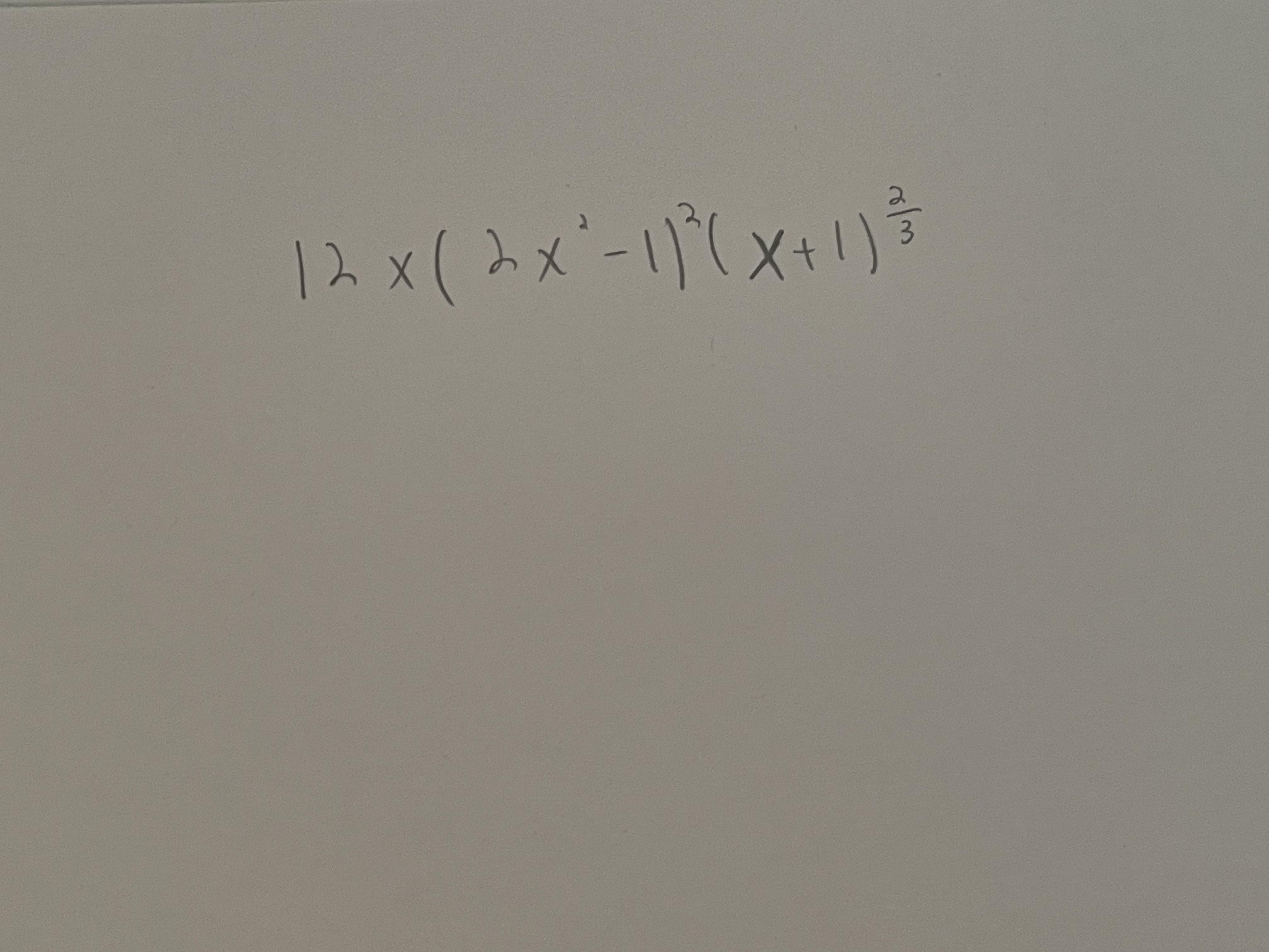 I forgot how to multiply out fractional exponents. What do I do here