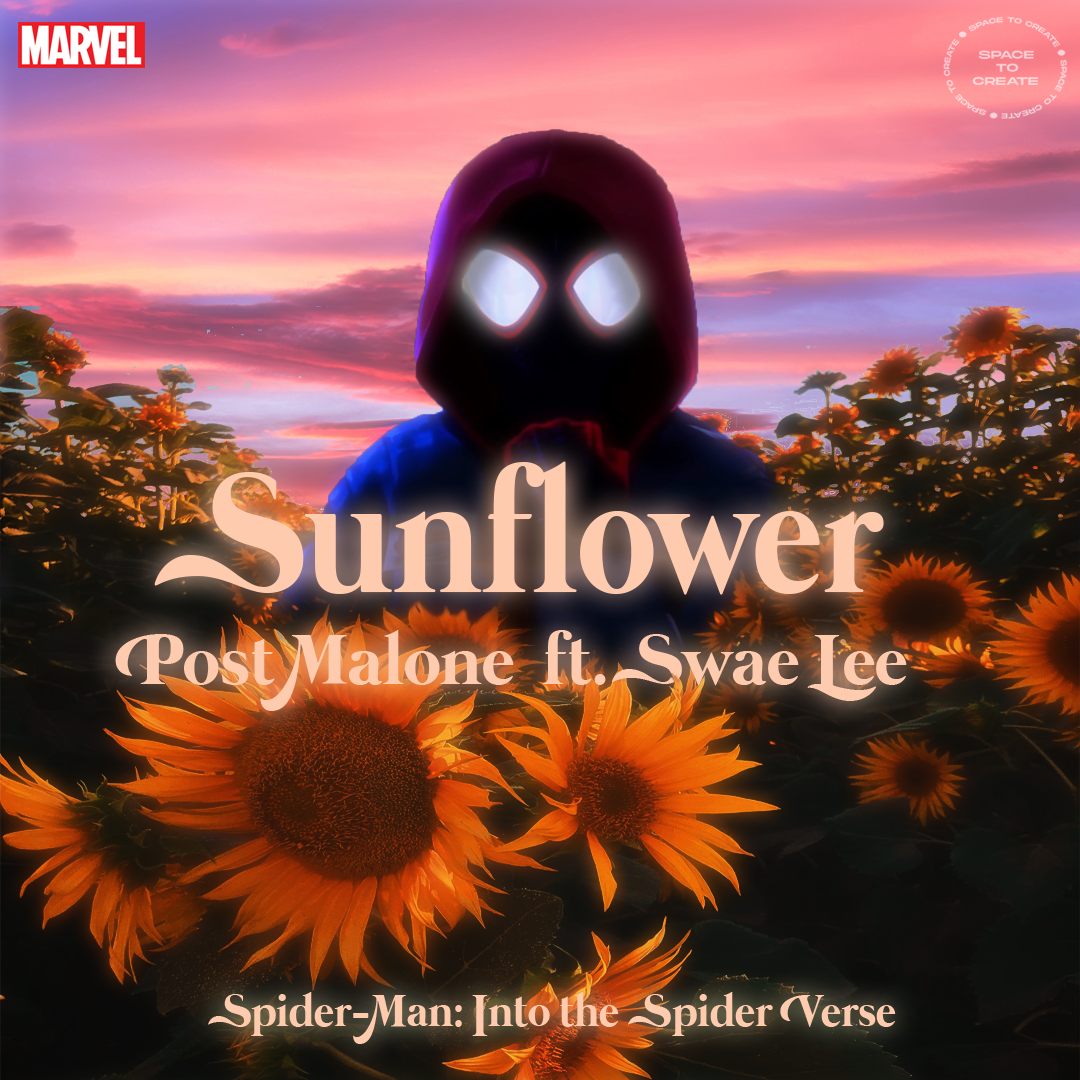 Sunflower x Spiderverse album cover (IG_spacetocreate) r/PostMalone