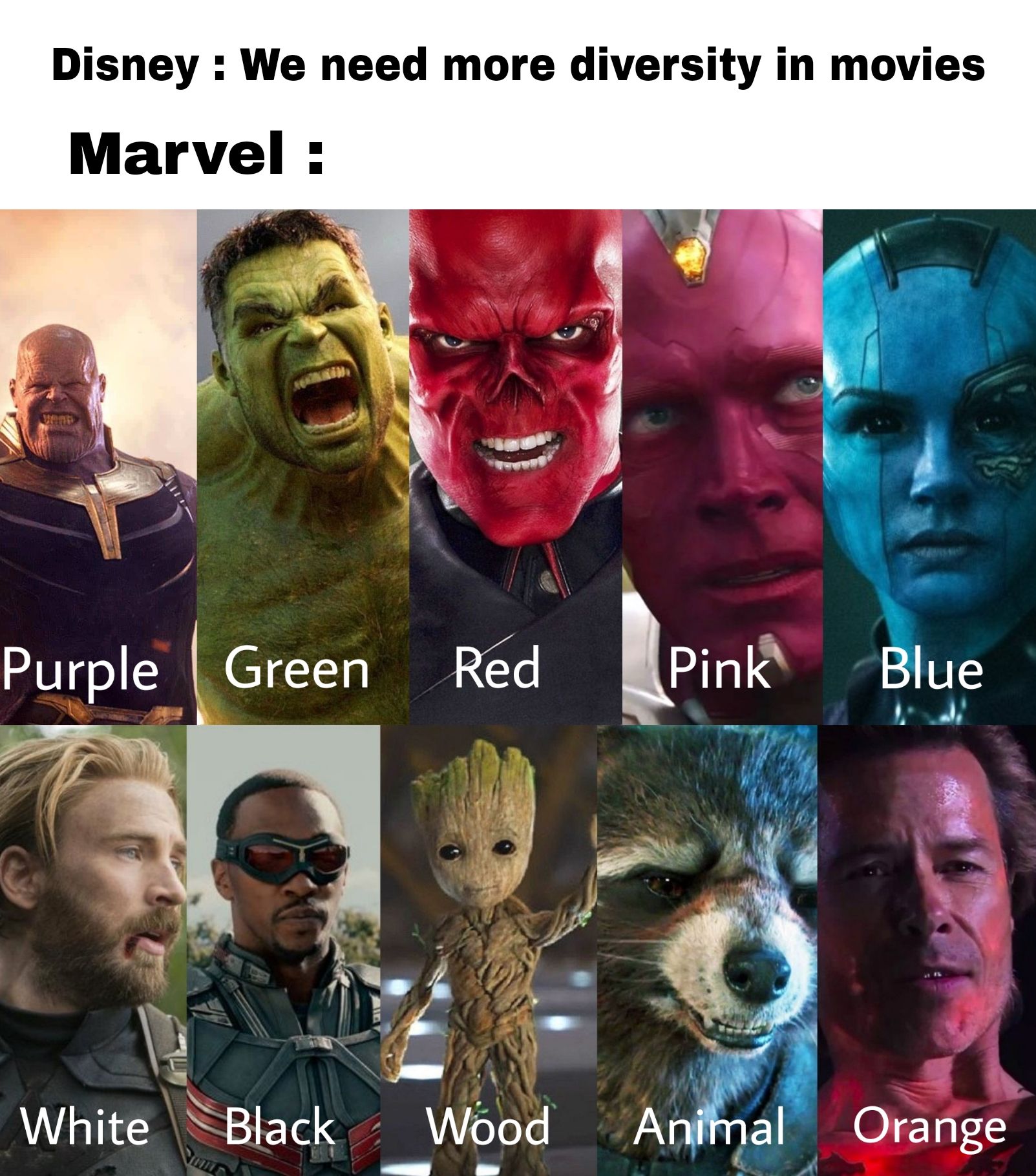 The Marvel's rainbow! r/marvelmemes
