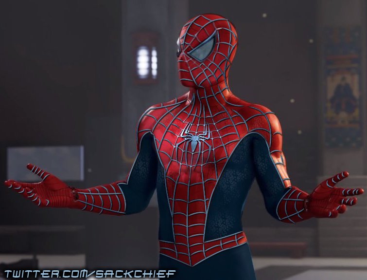 The Raimi suit, great edit. r/SpidermanPS4