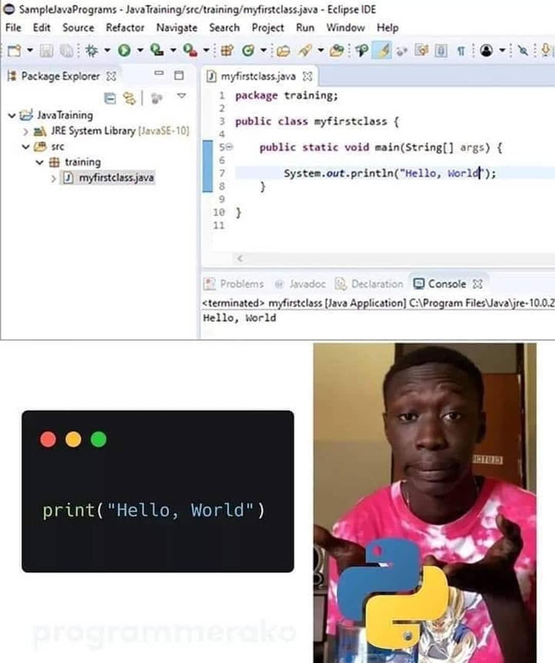 Python. ProgrammerHumor