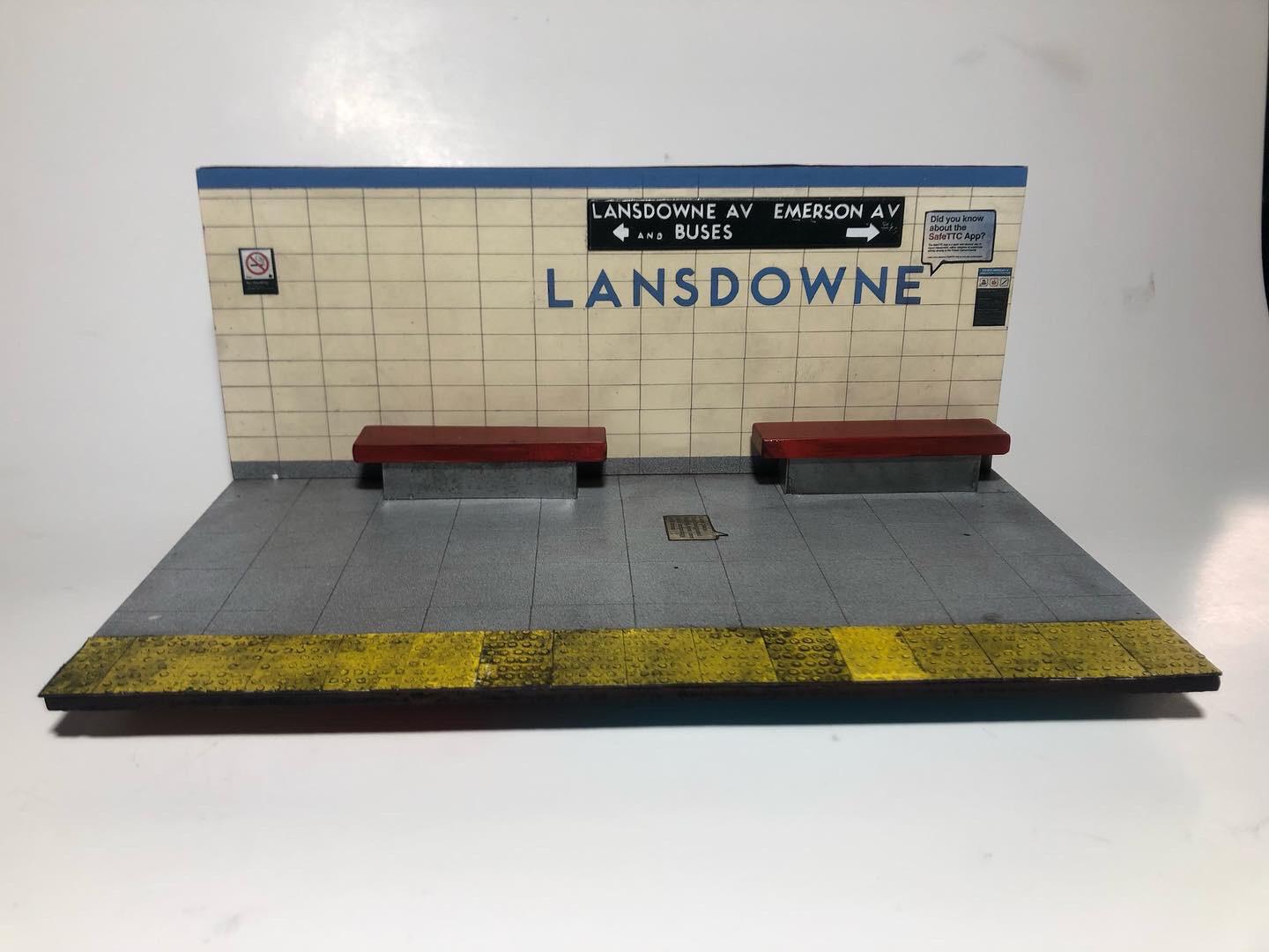 Lansdowne station. 1/24 scale r/toronto
