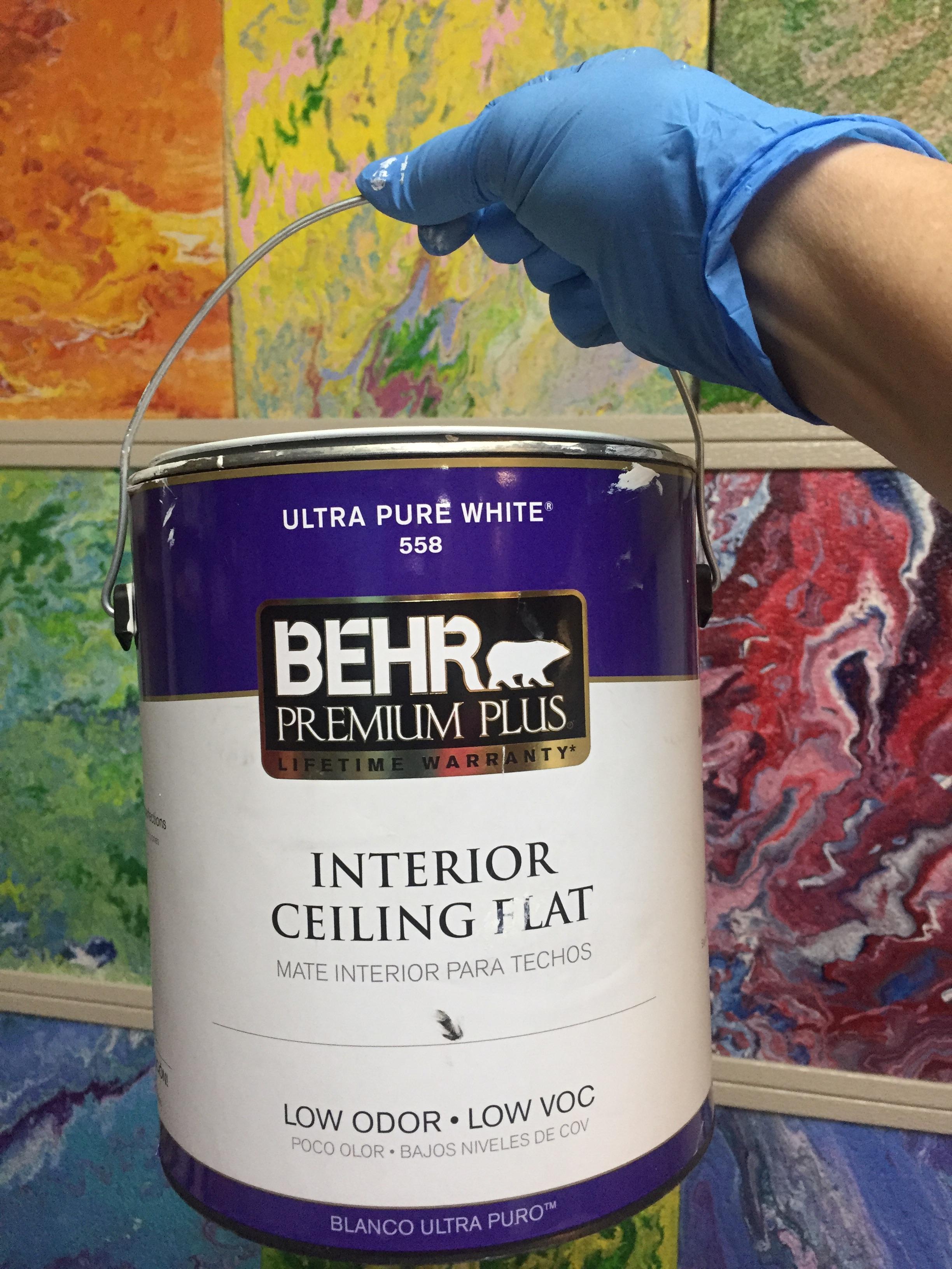 Why ceiling paint? Why not just paint? howto