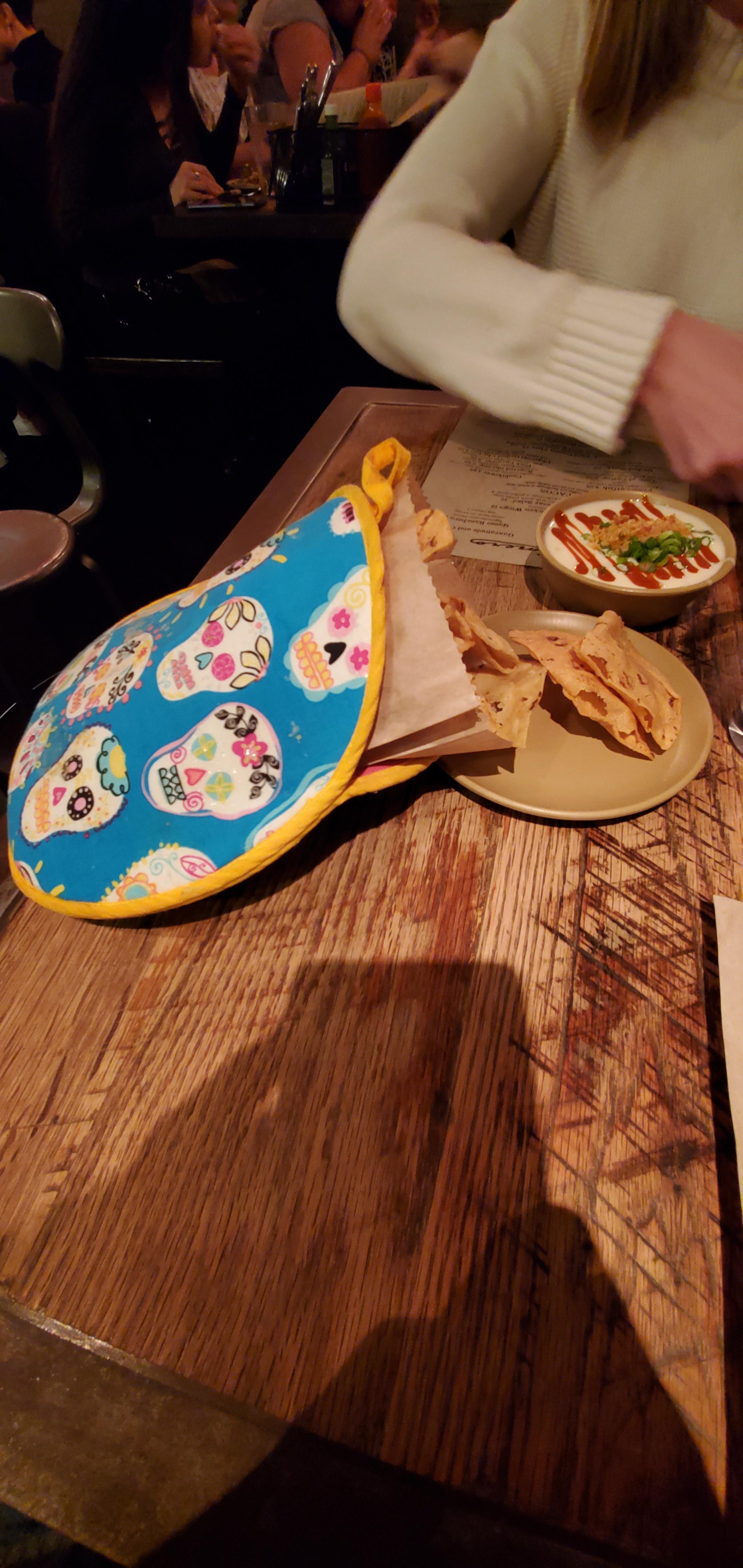 Tortilla Chips Served in a Potholder WeWantPlates