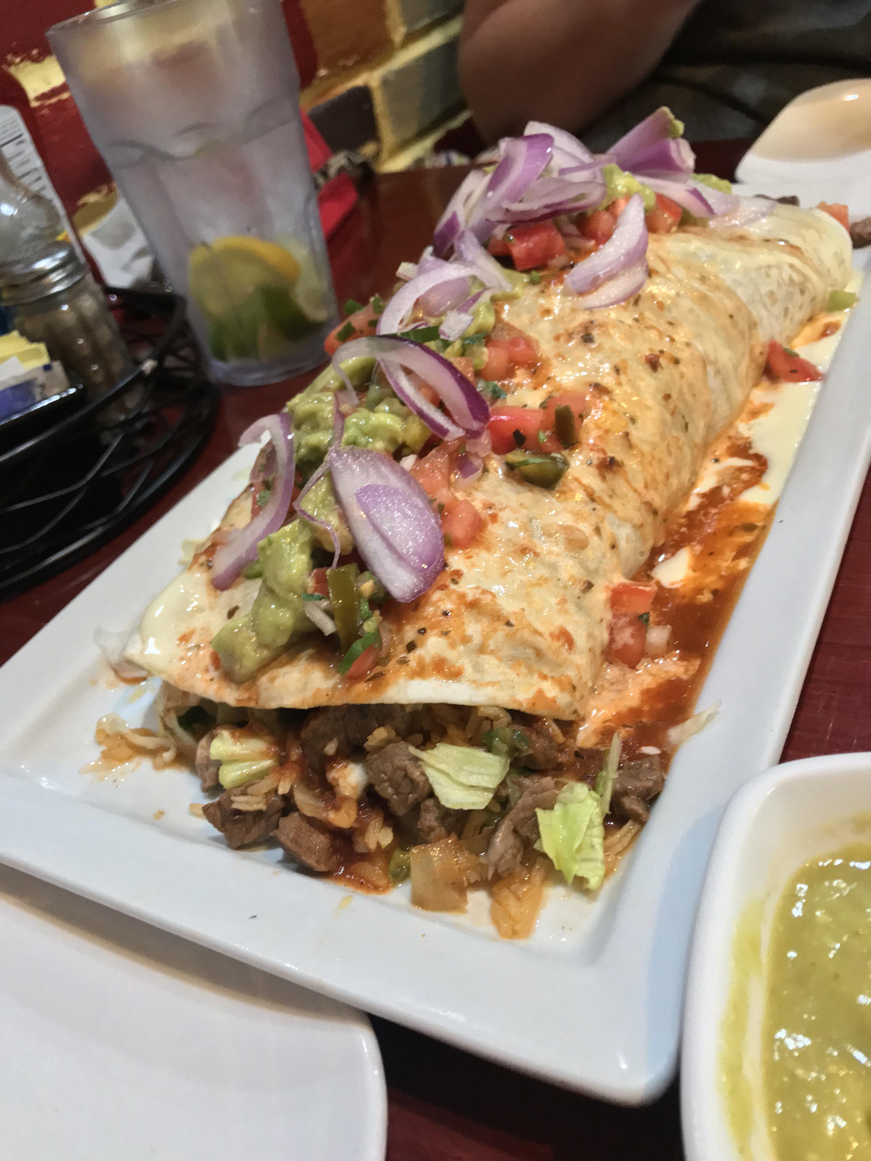 Pepito’s Big S Burrito in Destin, FL [OC] r/FoodPorn