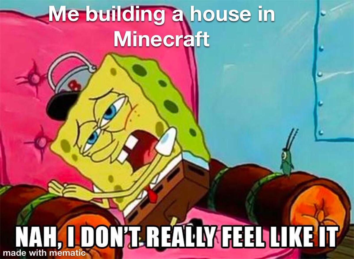 Lazy meme MinecraftMemes
