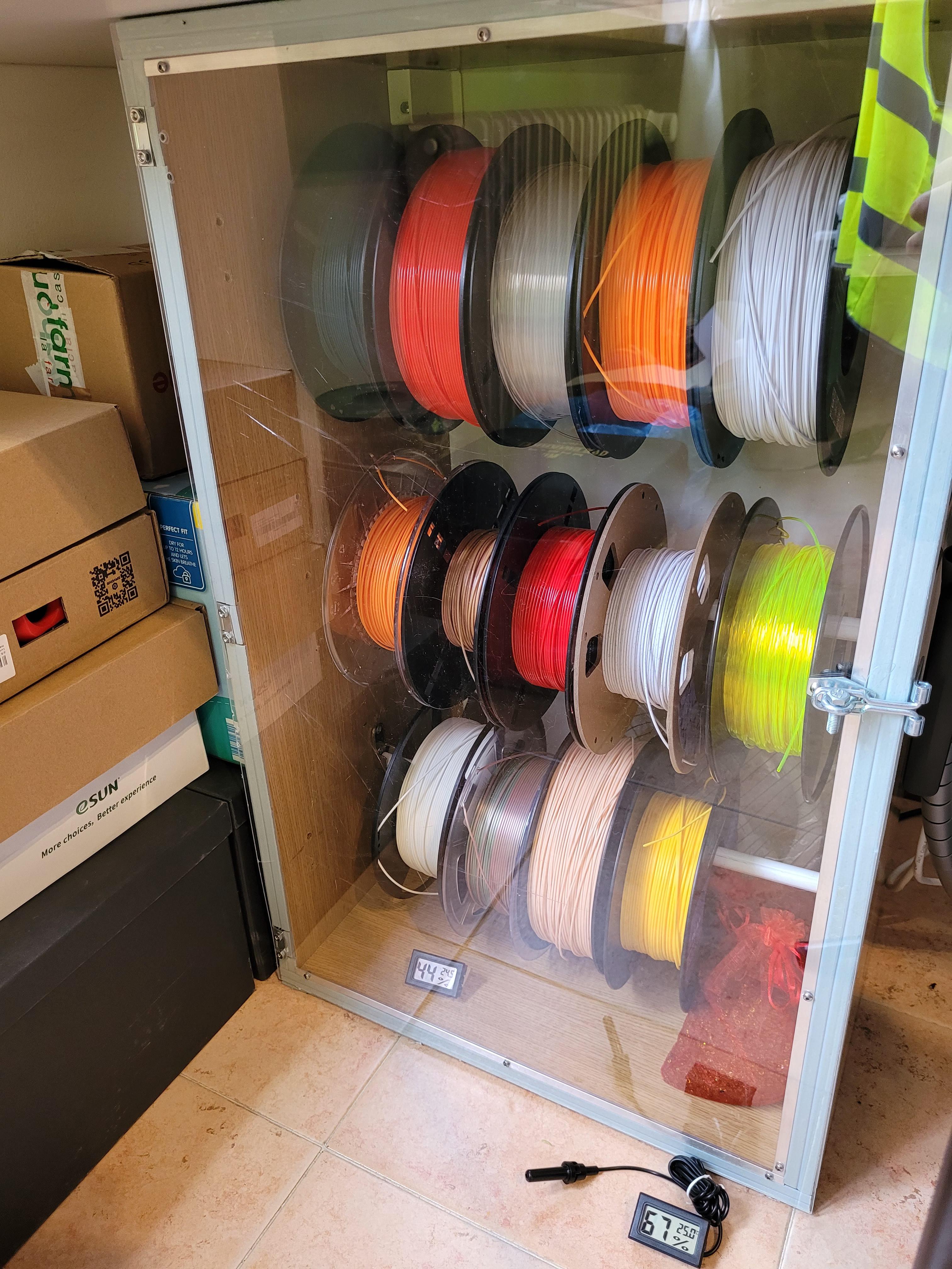 My improved diy filament drybox! r/3Dprinting