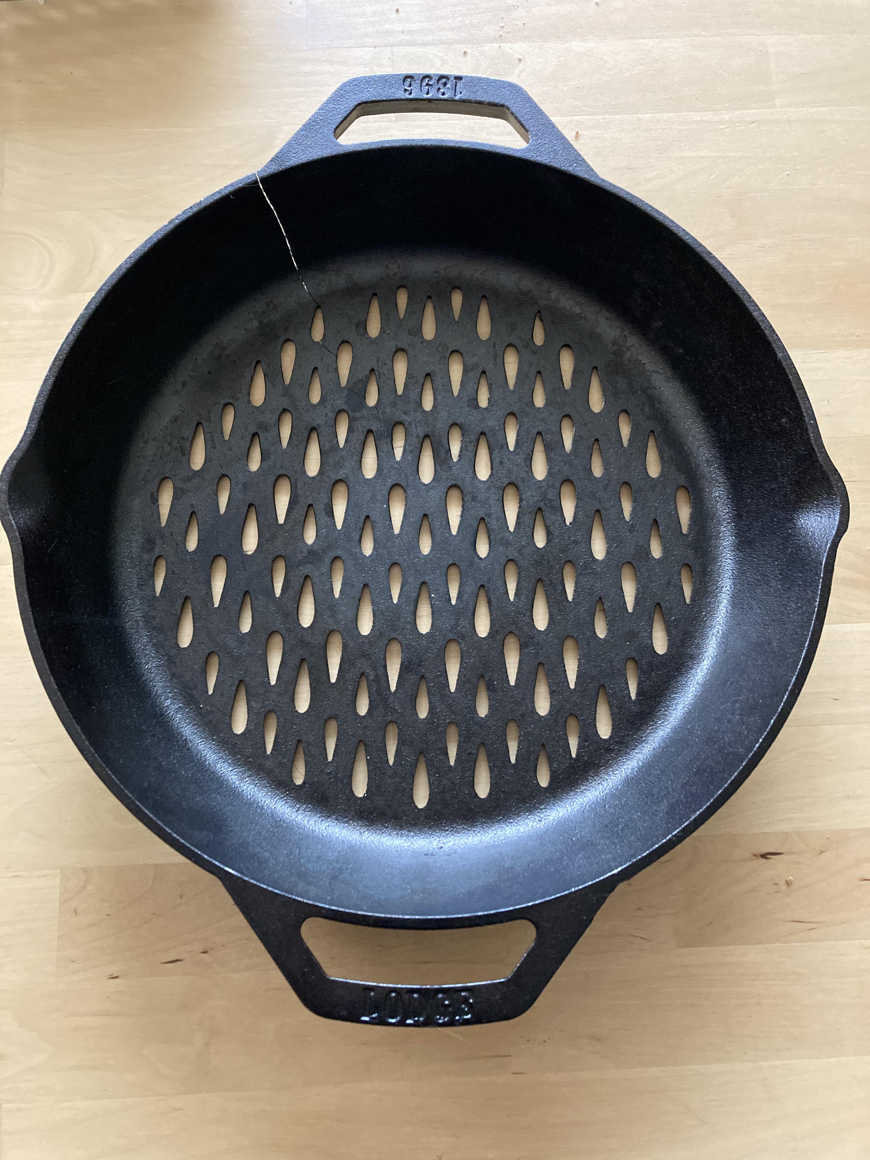 Help me think of a way to use this Lodge grilling basket that cracked