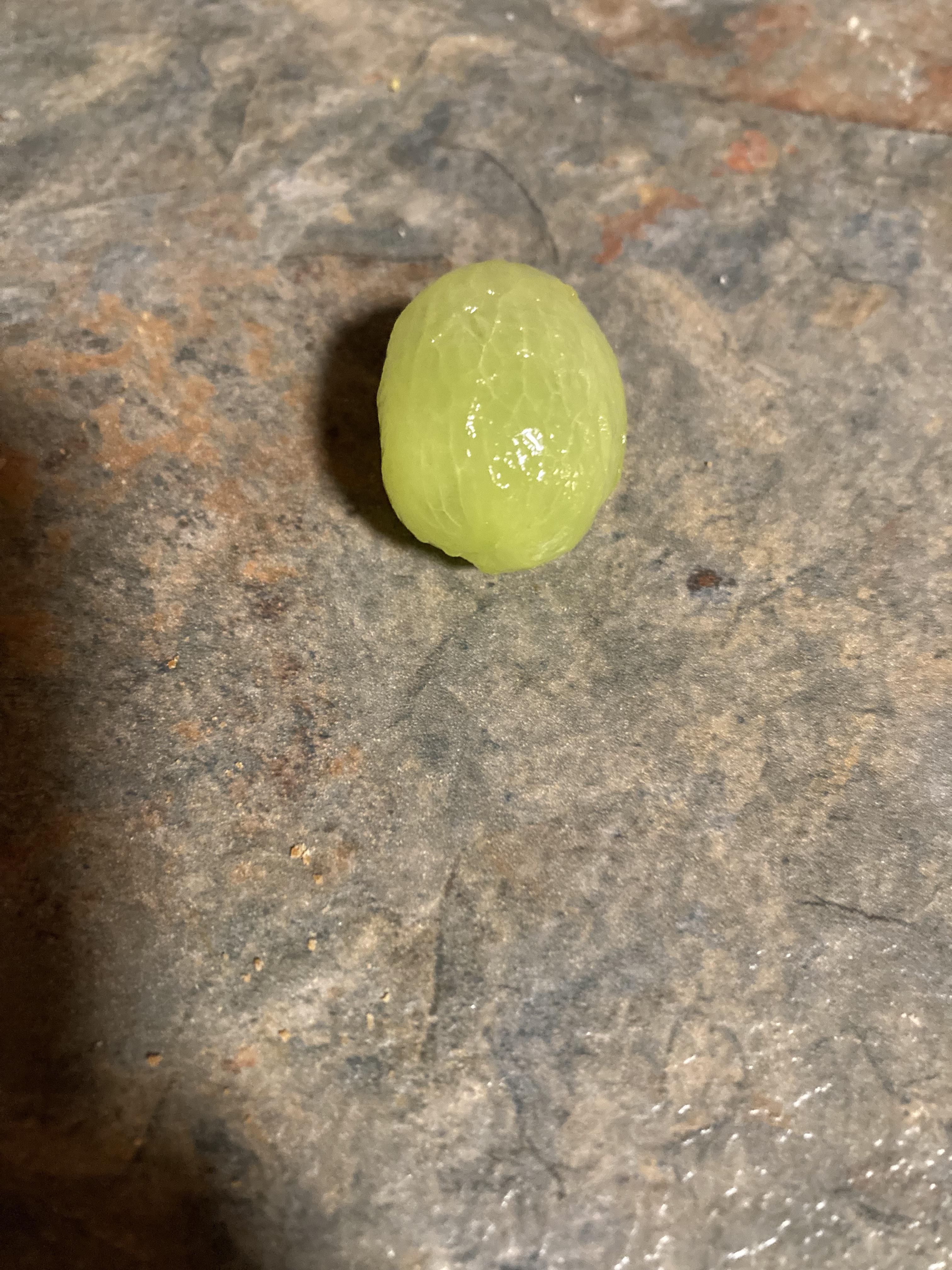 I peeled a grape peeling