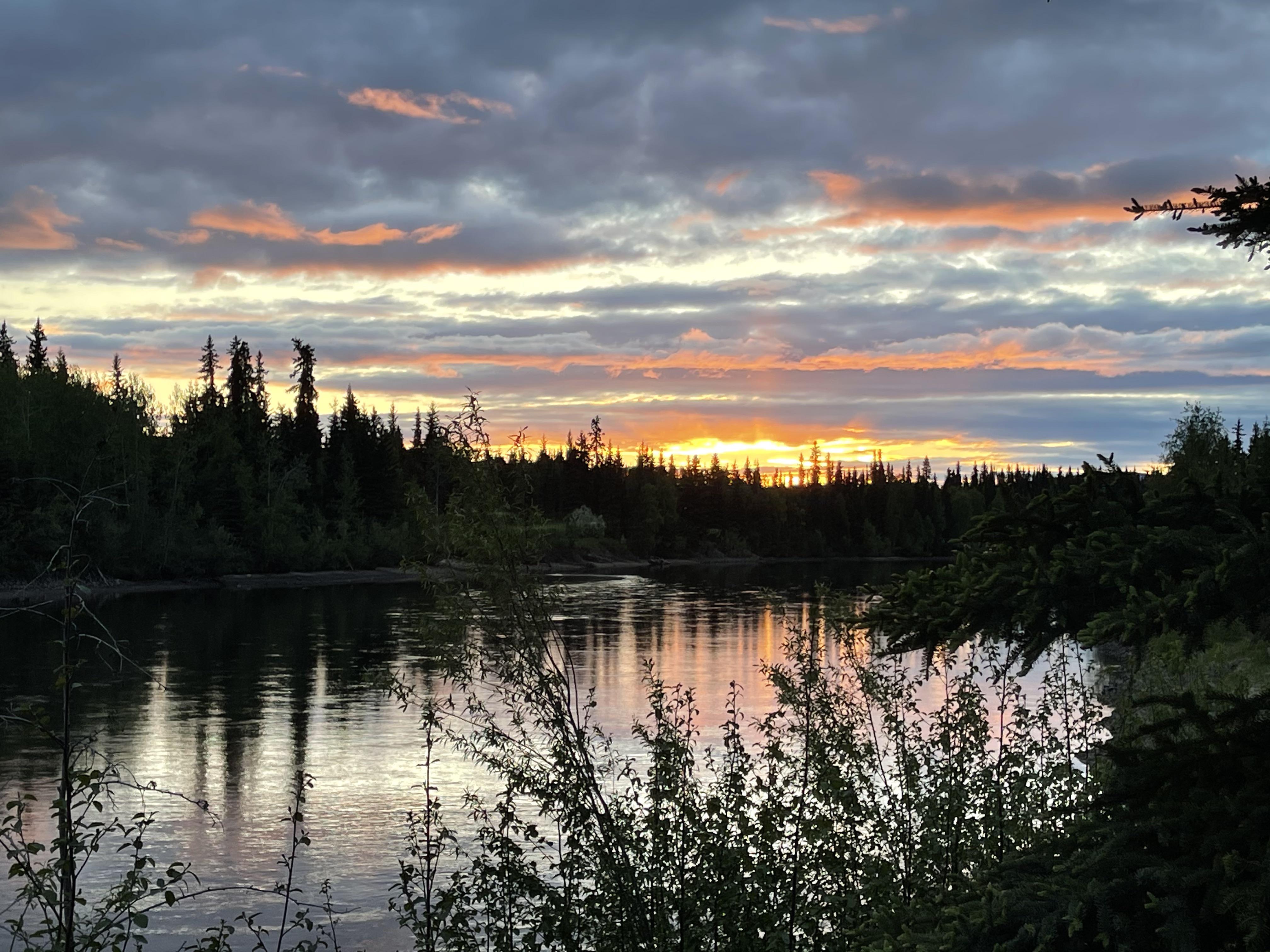 Along the Chena in Fairbanks. The beauty of this state fills my soul