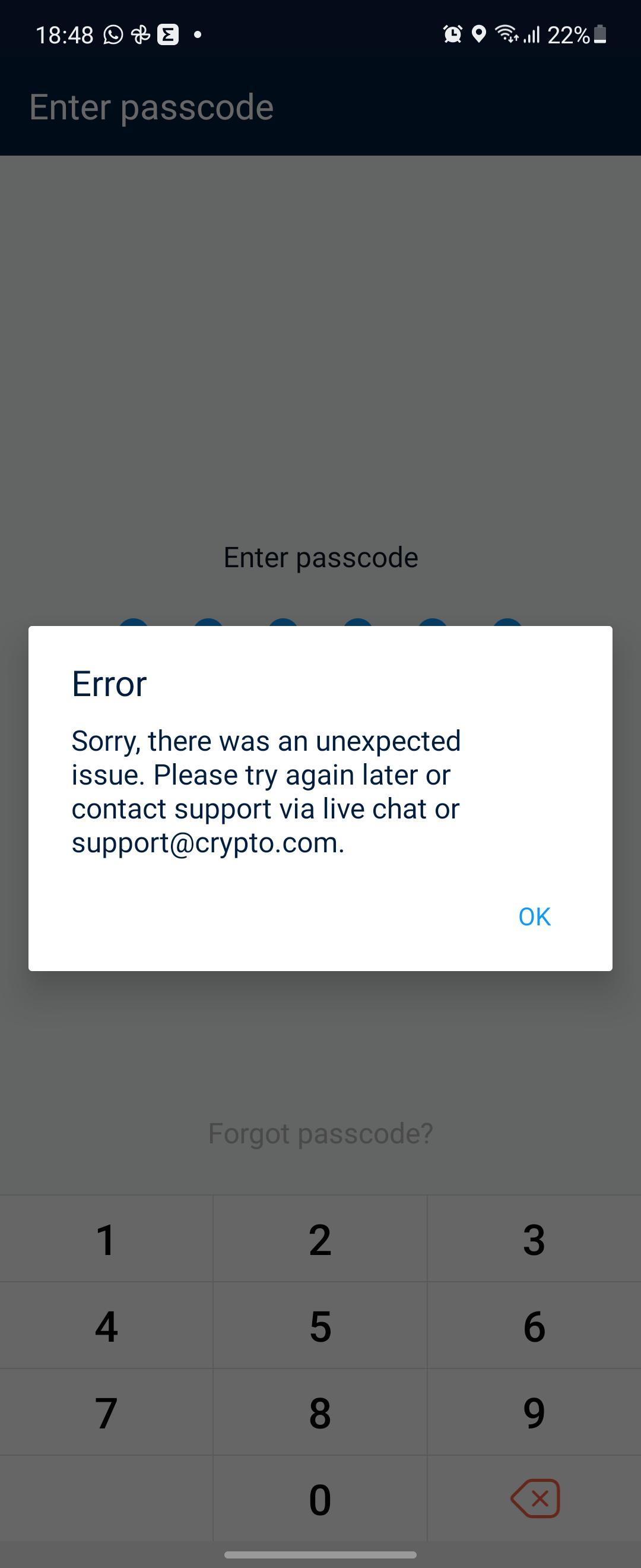 Is the app down or is it just me??