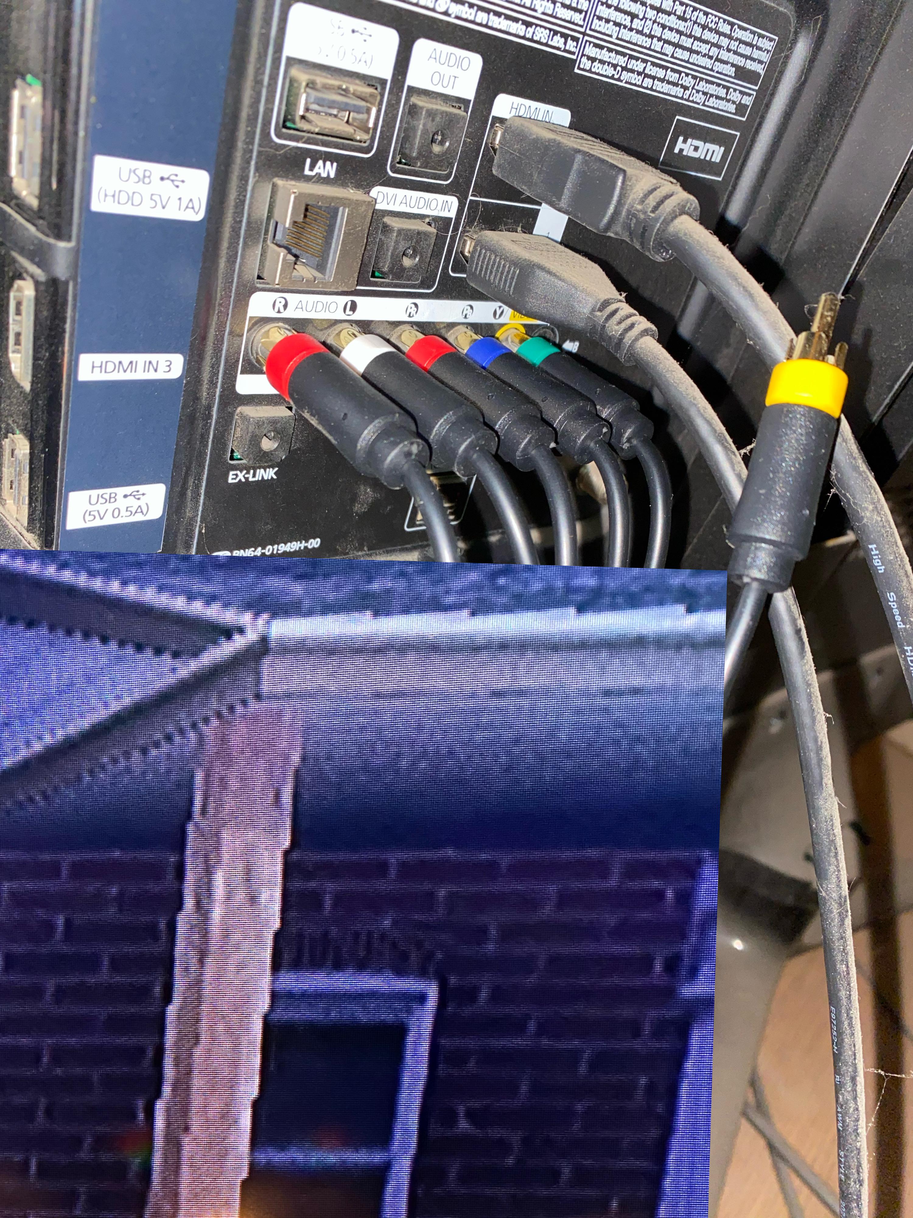 Help appreciated. Trying to hook up the ol ps2 to a modern tv so I had