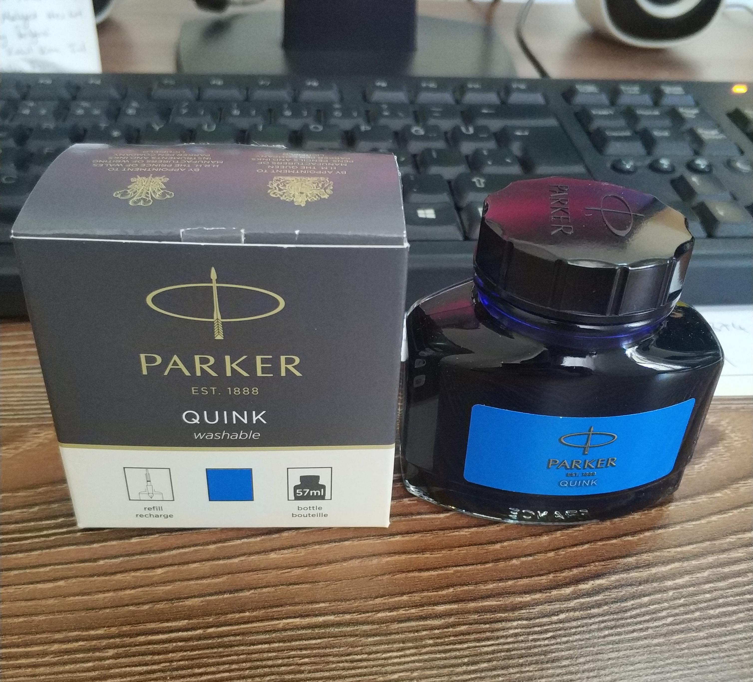 NID. Parker Quink Washable Blue. Anyone who have used it before, I