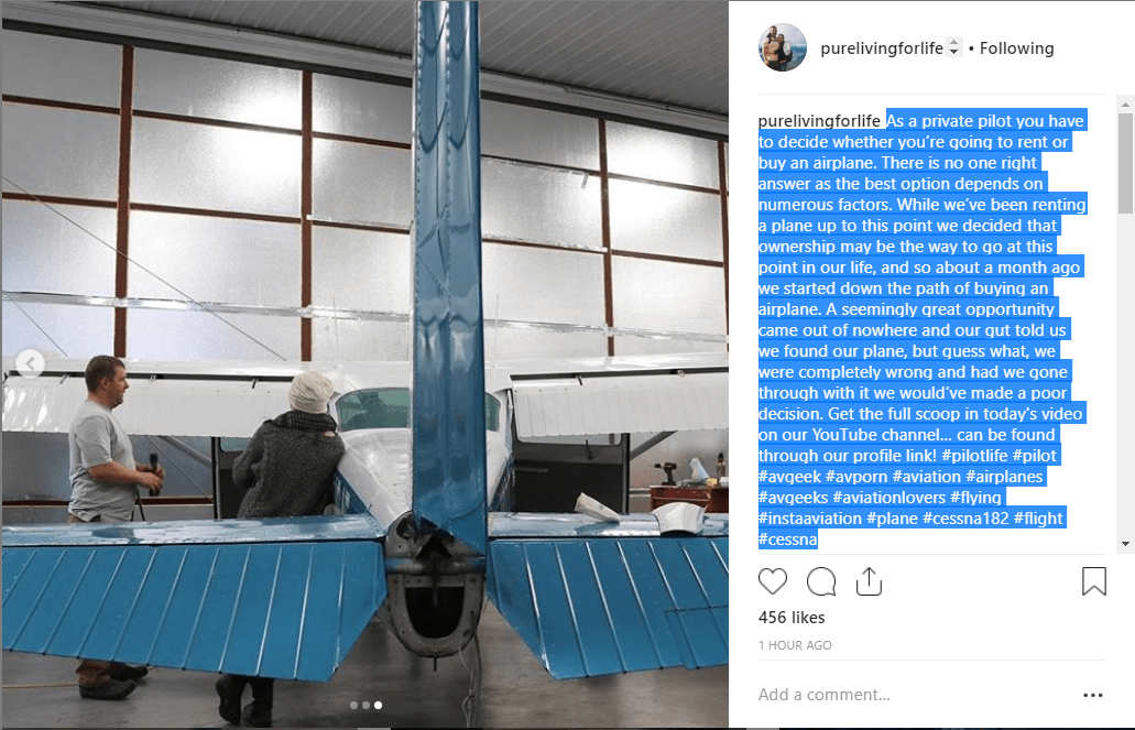 Icarus is really gonna buy a plane? (instagram) purelivingonyoutube