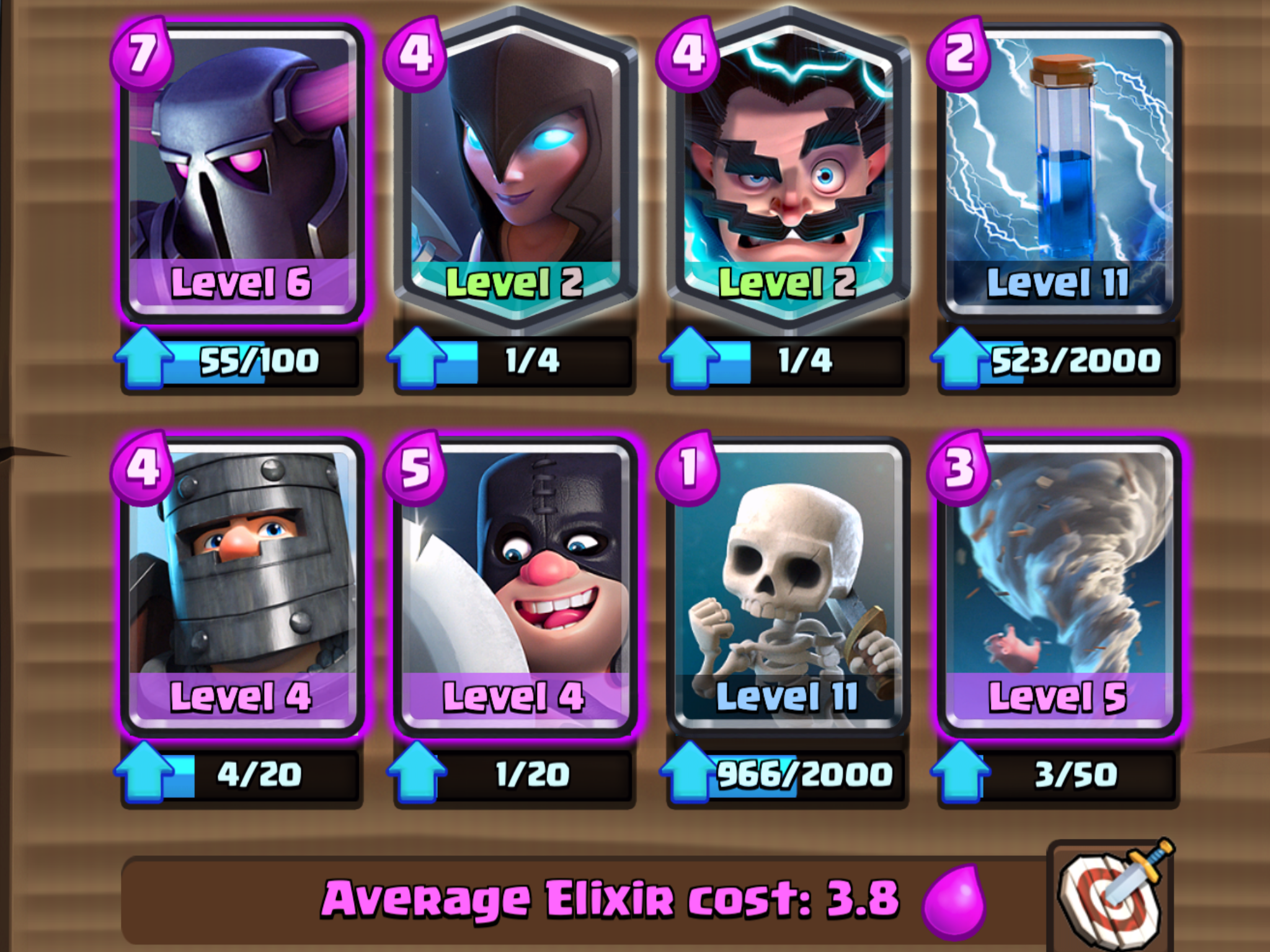 P.E.K.K.A is a placeholder for Mega Knight. Does this deck look good? ClashRoyale