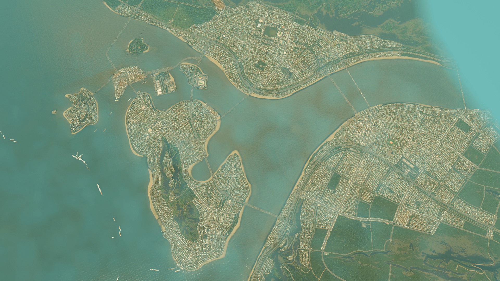 Urban Islands and Sprawl : r/CitiesSkylines