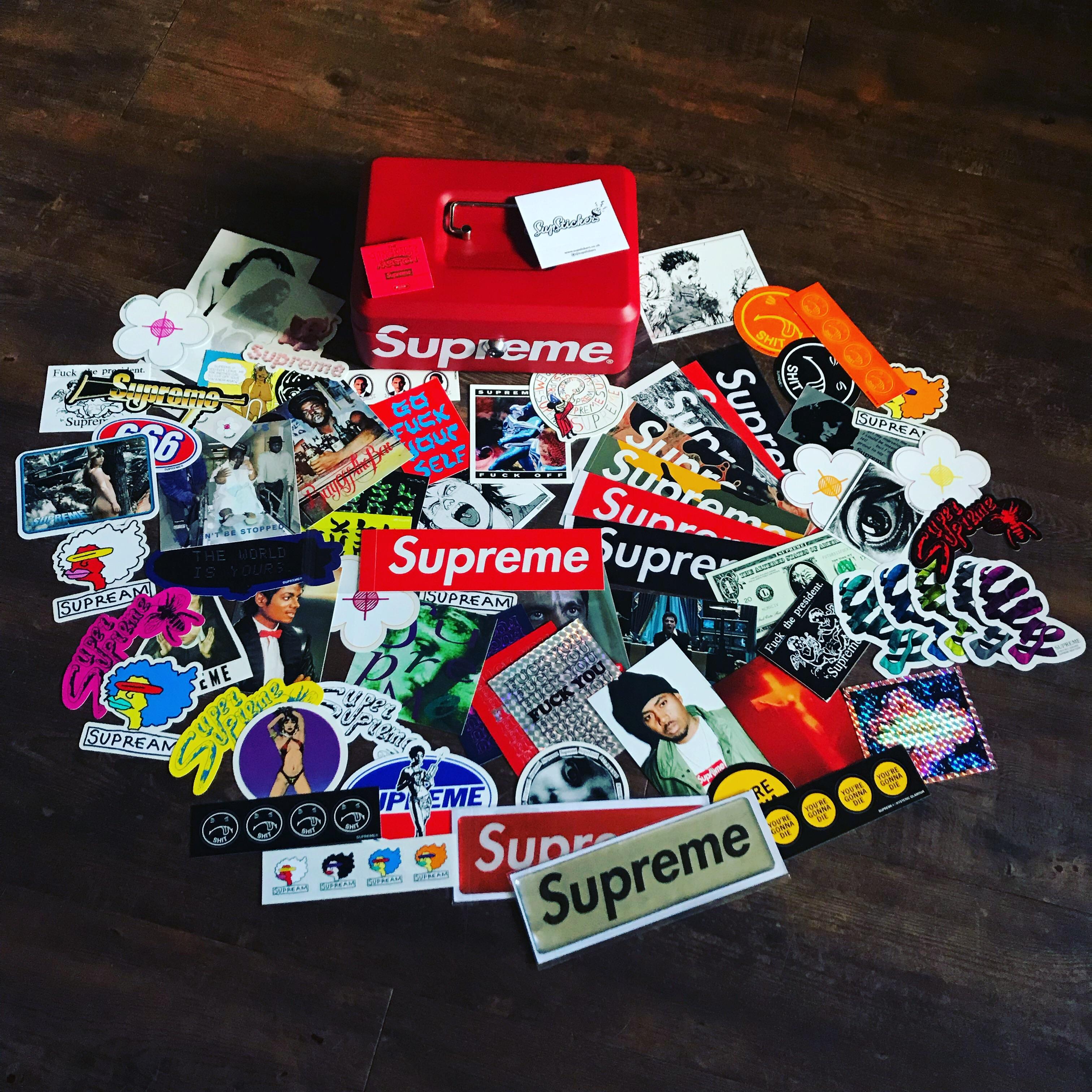 Every released sticker in 2017! Supreme