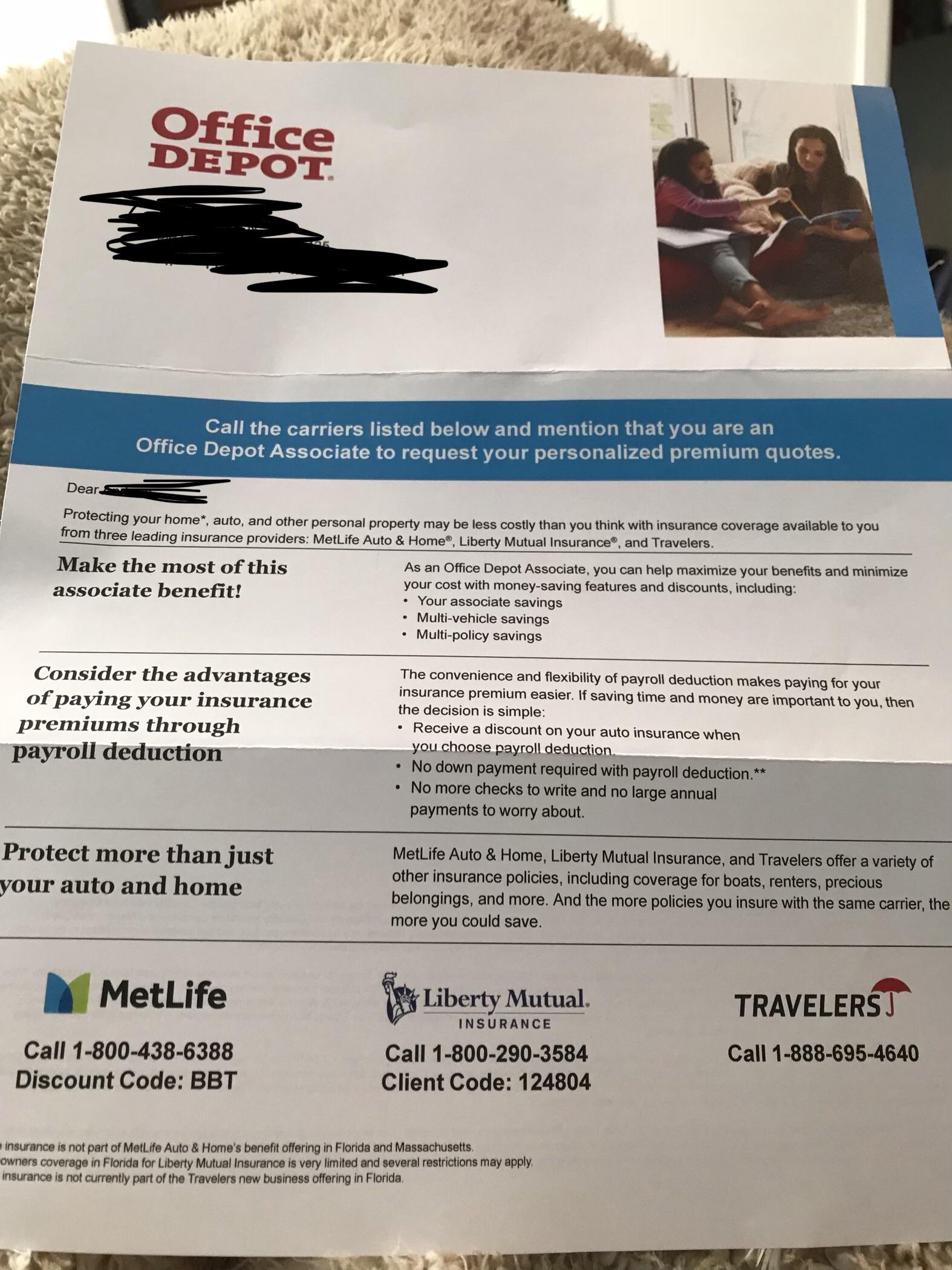 As a parttime sales associate, why am I getting mail from corporate