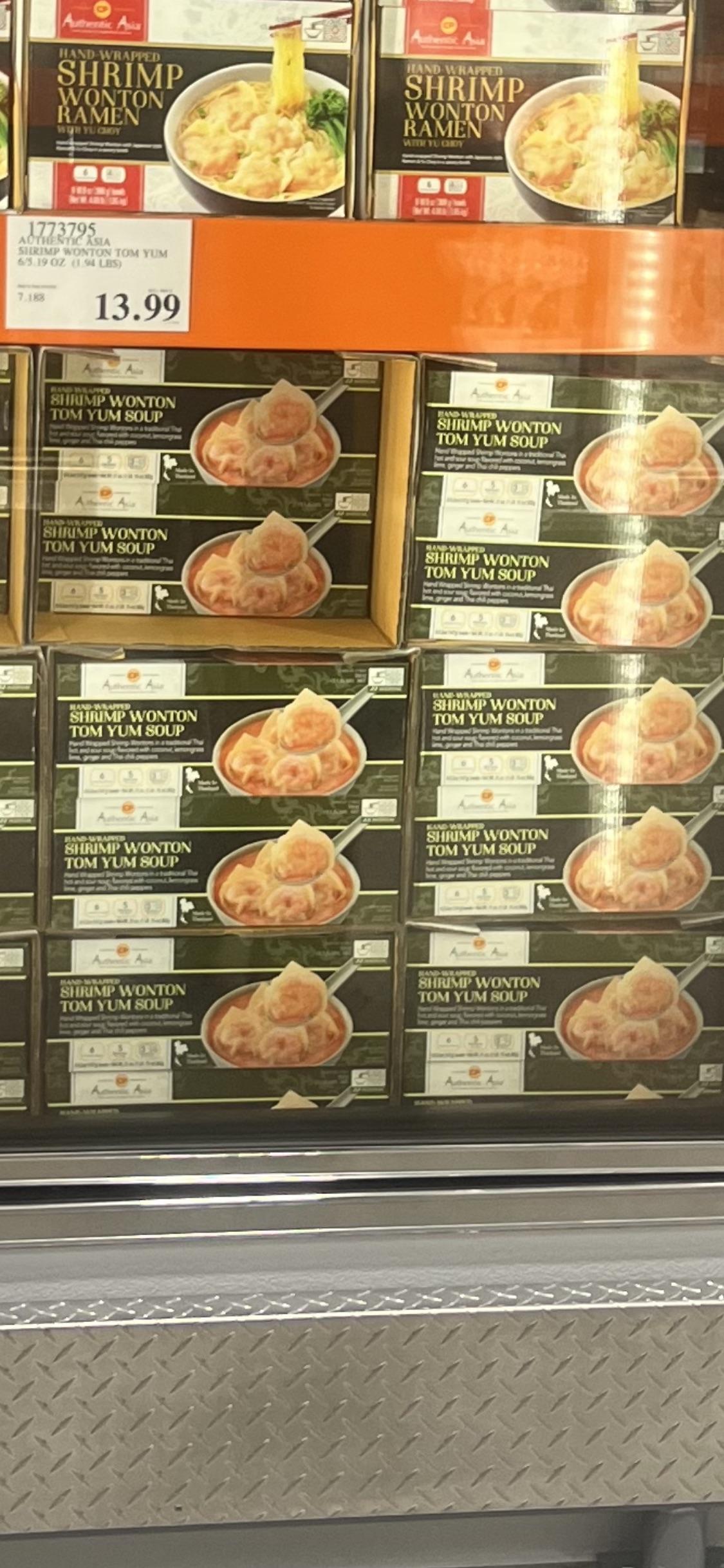 Has anybody tried the shrimp wonton Tom yum soup? r/Costco