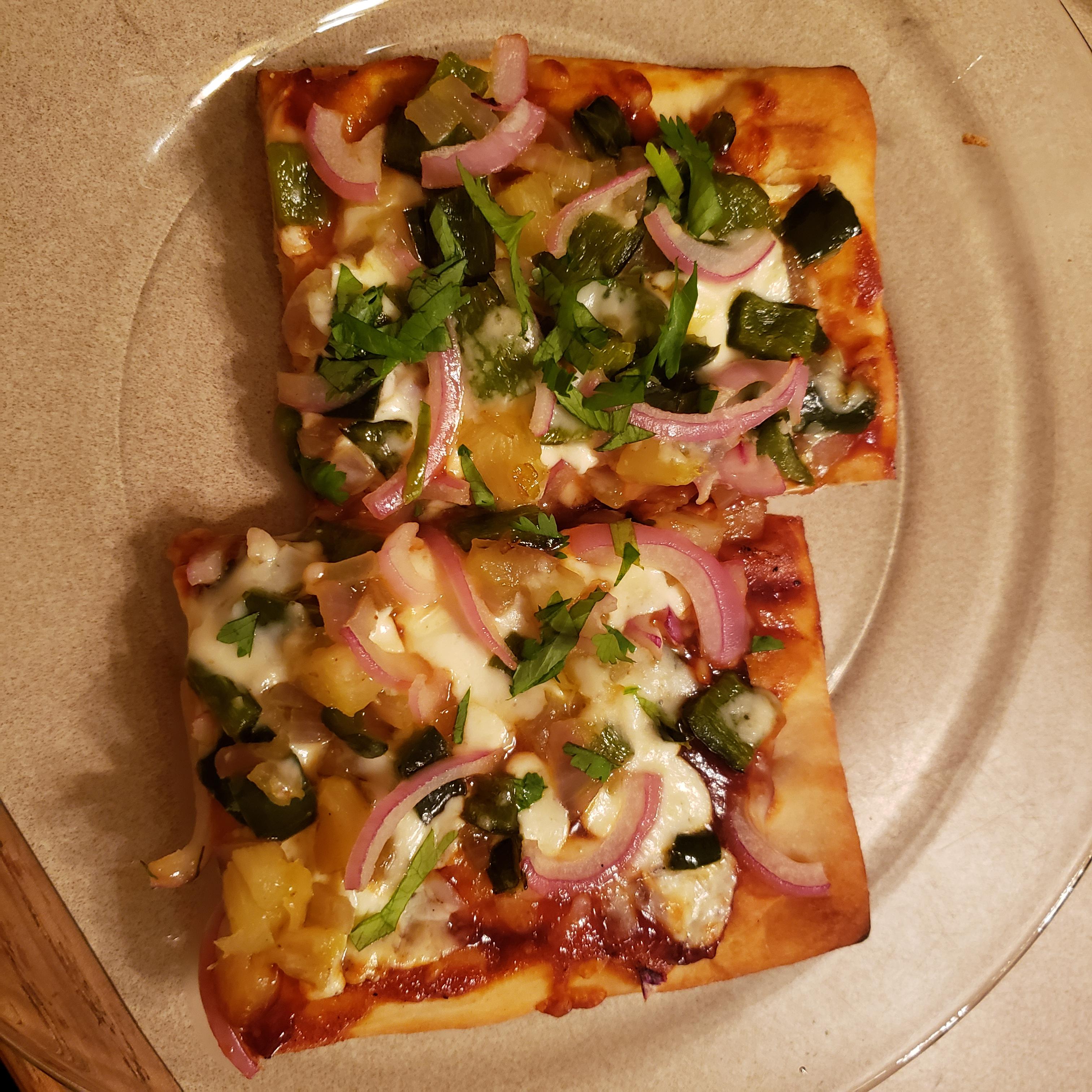 BBQ Pineapple Flatbread r/hellofresh