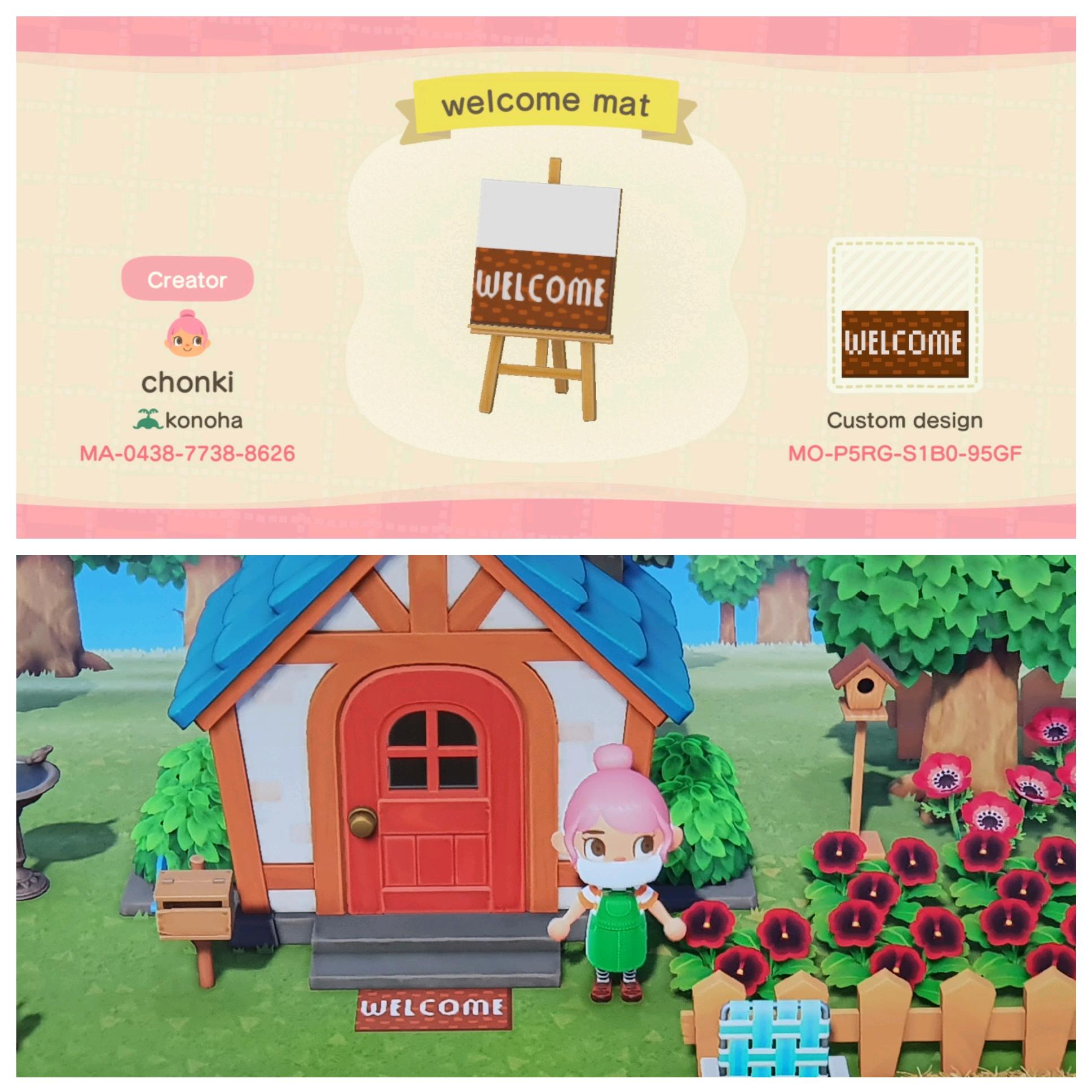Simple Mat! r/AnimalCrossing
