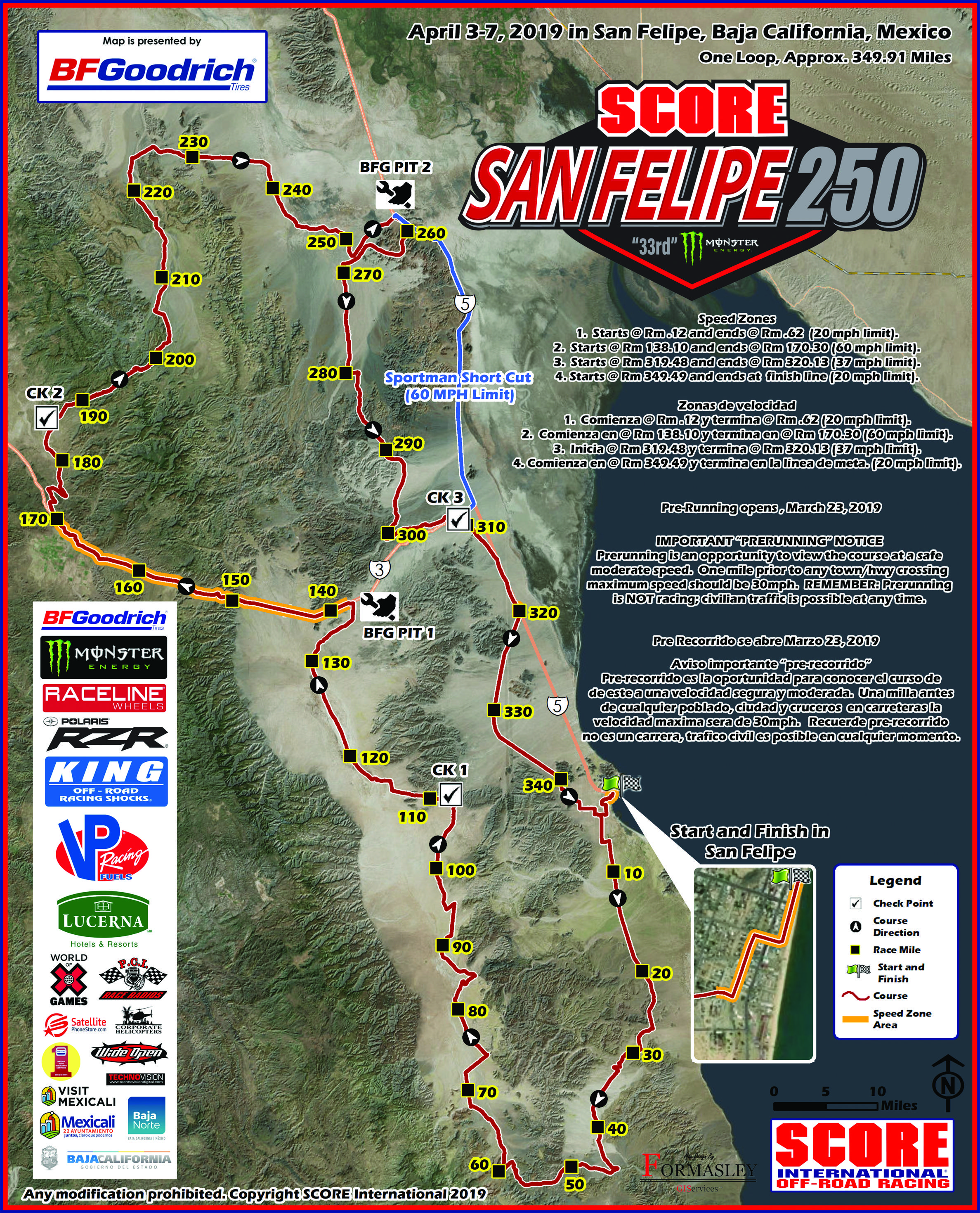 Baja Mexico Map San Felipe 2019 San Felipe 250 Map is out Baja1000