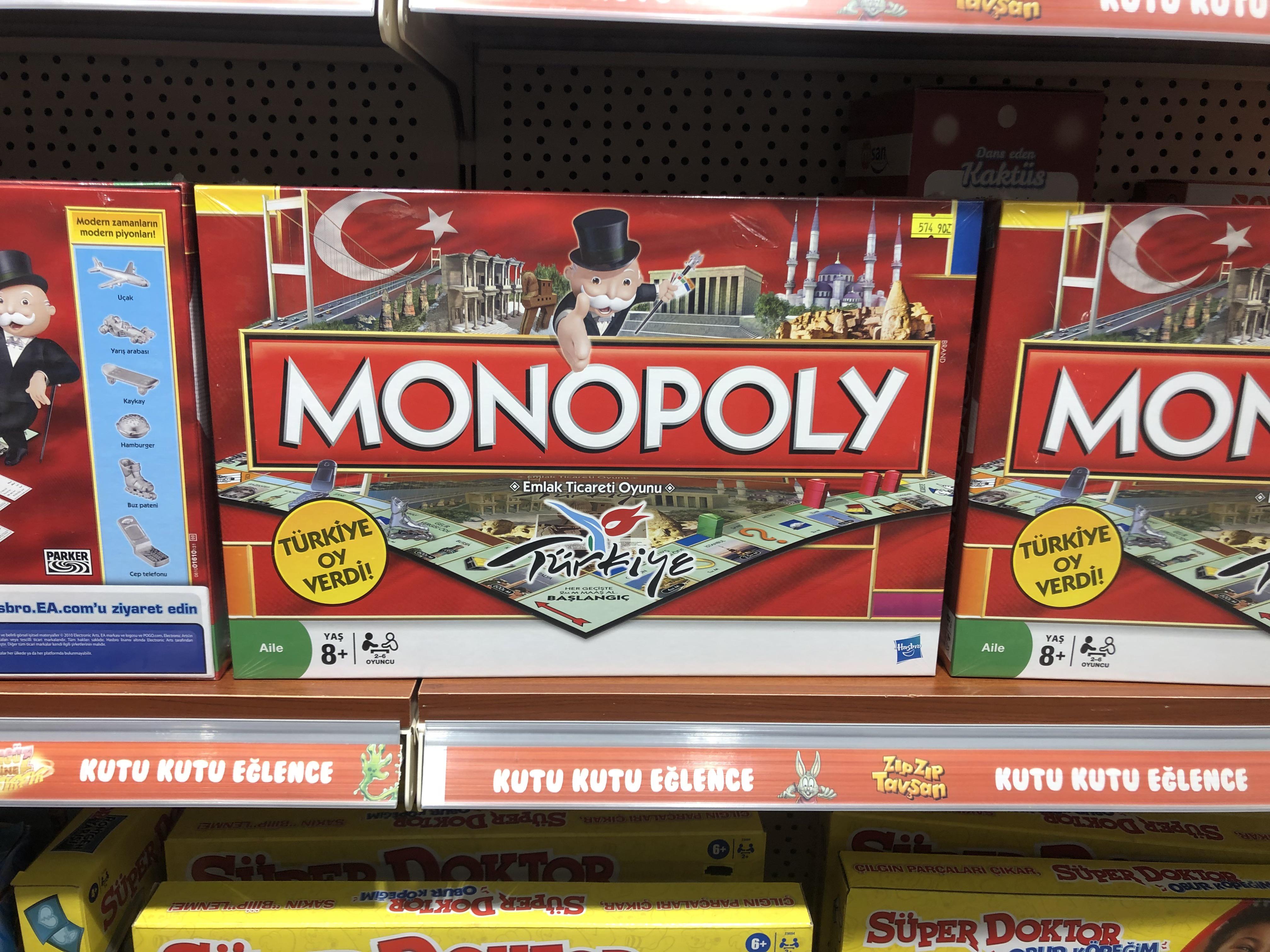 Turkey special edition. Saw this dude at store yesterday r/monopoly
