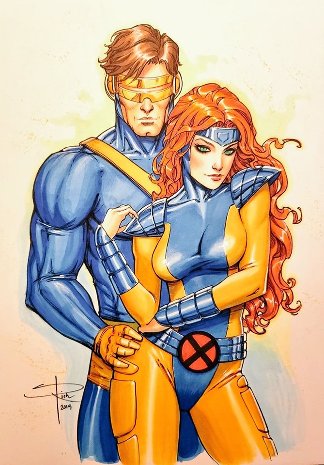 Jean Grey and Scott Summers by Sabine Rich xmen