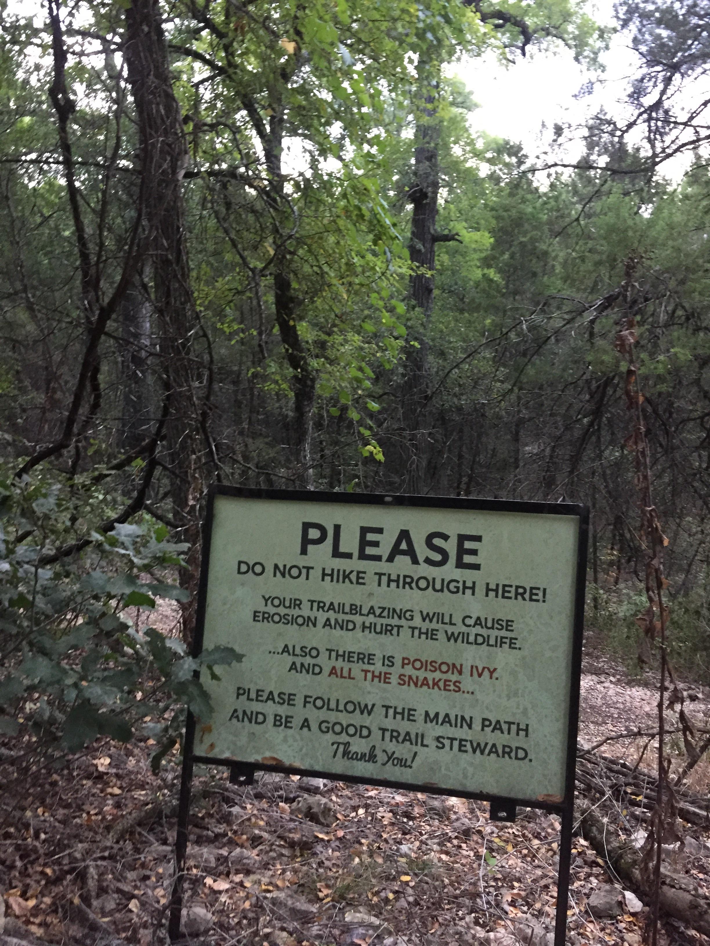 Violet Crown Trail has all the sneks. r/Austin
